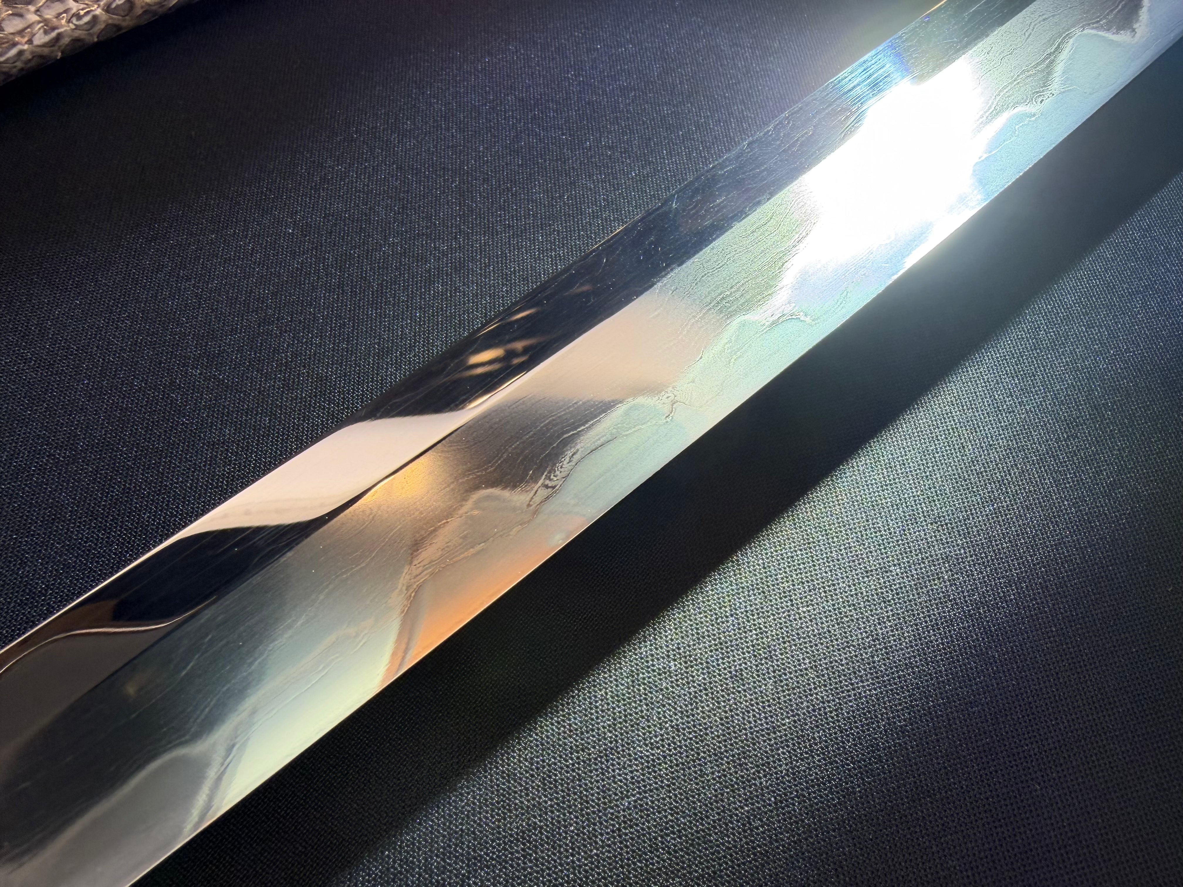 Phoenix Armory Craftsman Elite Katana - Bloodcoil Viper forge-folded Orishigane/Tamahagane Horimono