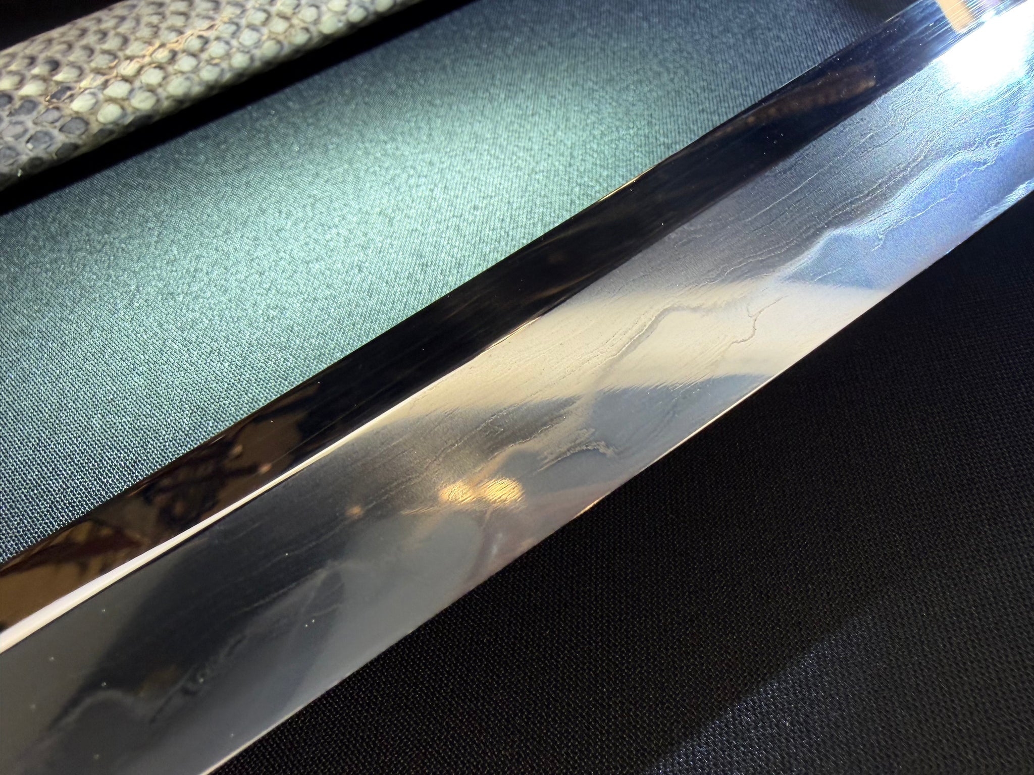 Phoenix Armory Craftsman Elite Katana - Bloodcoil Viper forge-folded Orishigane/Tamahagane Horimono