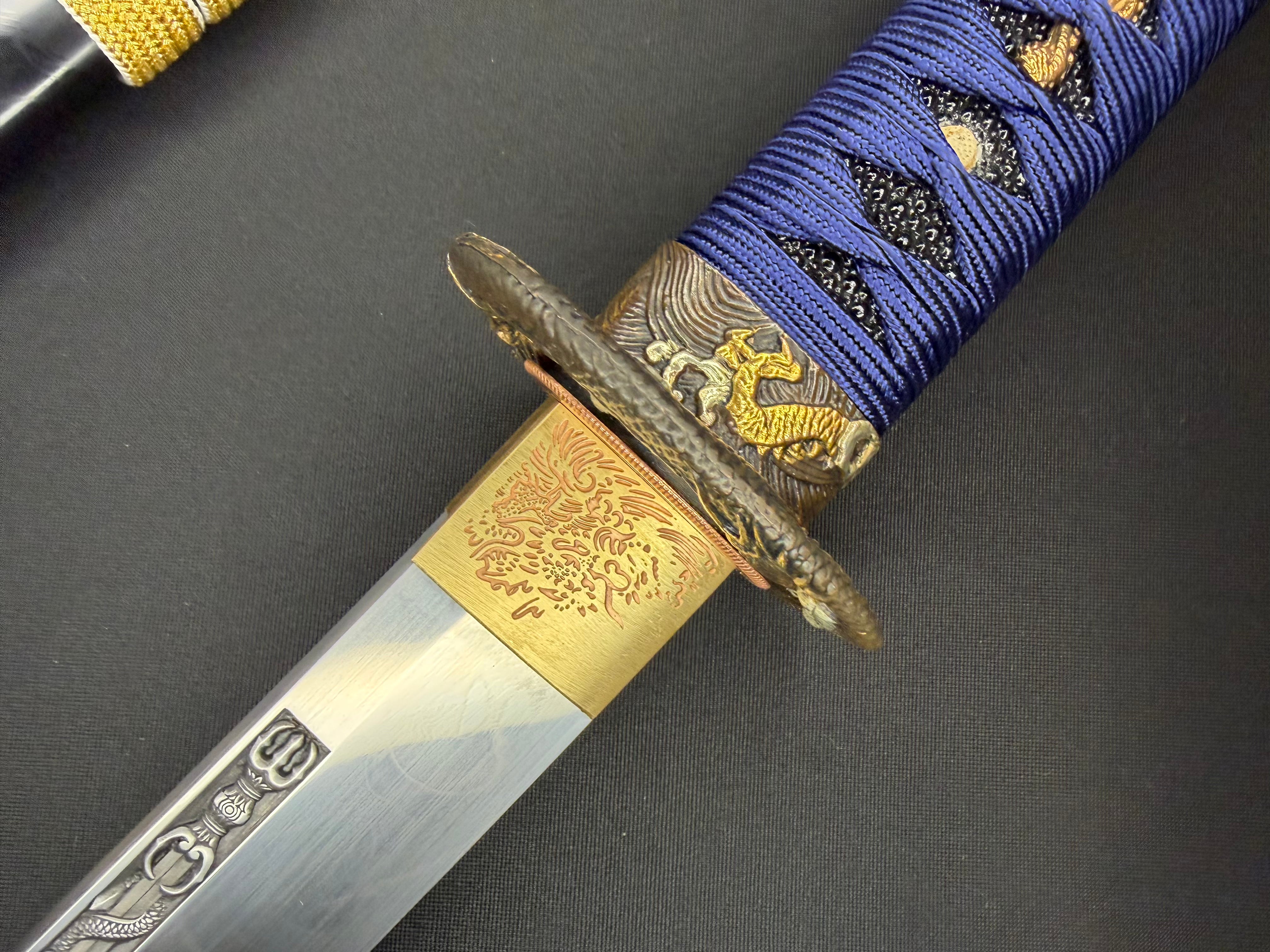 Phoenix Armory Craftsman Elite Katana - Skydragon Forge Folded Self-smelted Steel