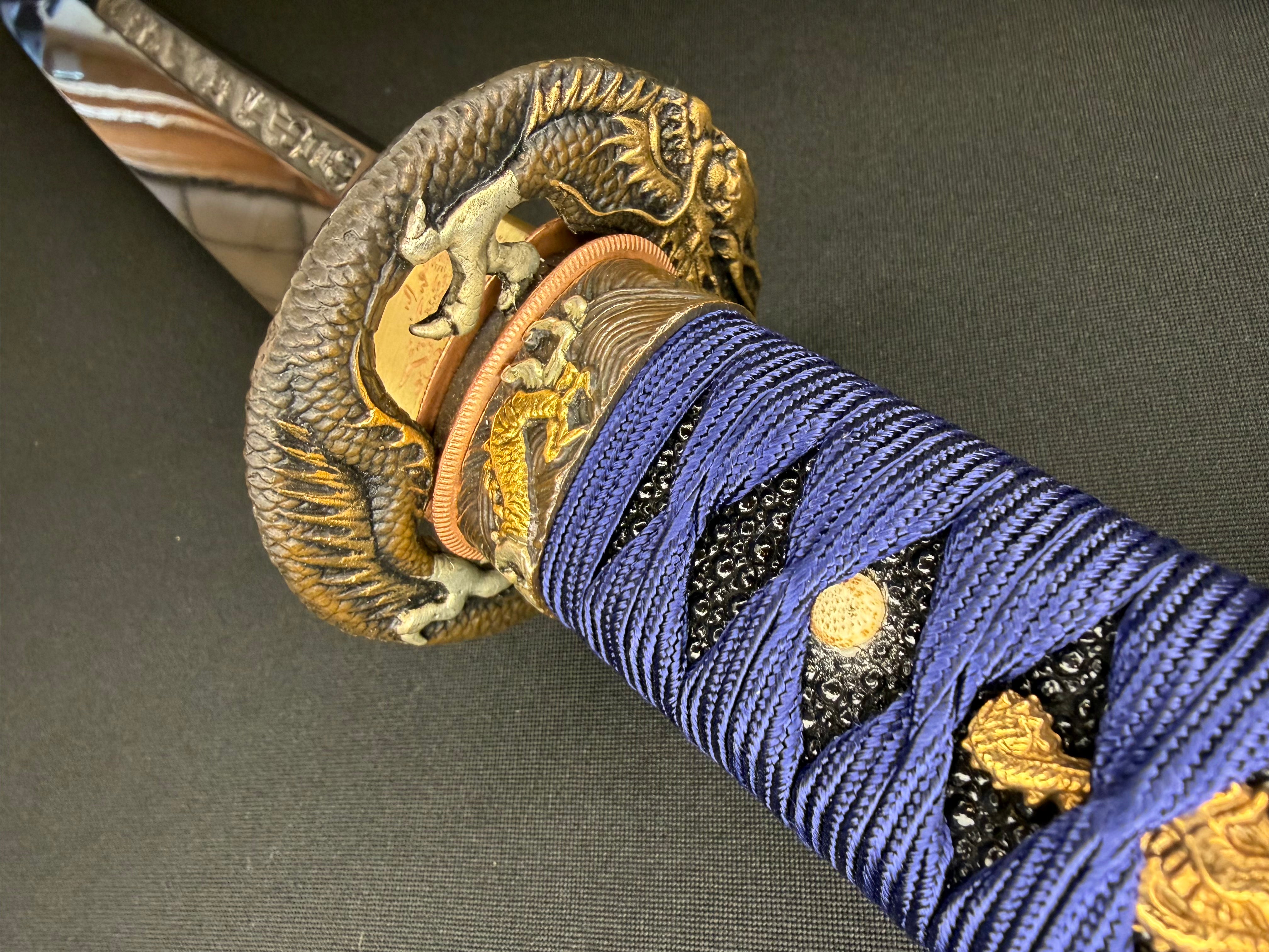 Phoenix Armory Craftsman Elite Katana - Skydragon Forge Folded Self-smelted Steel