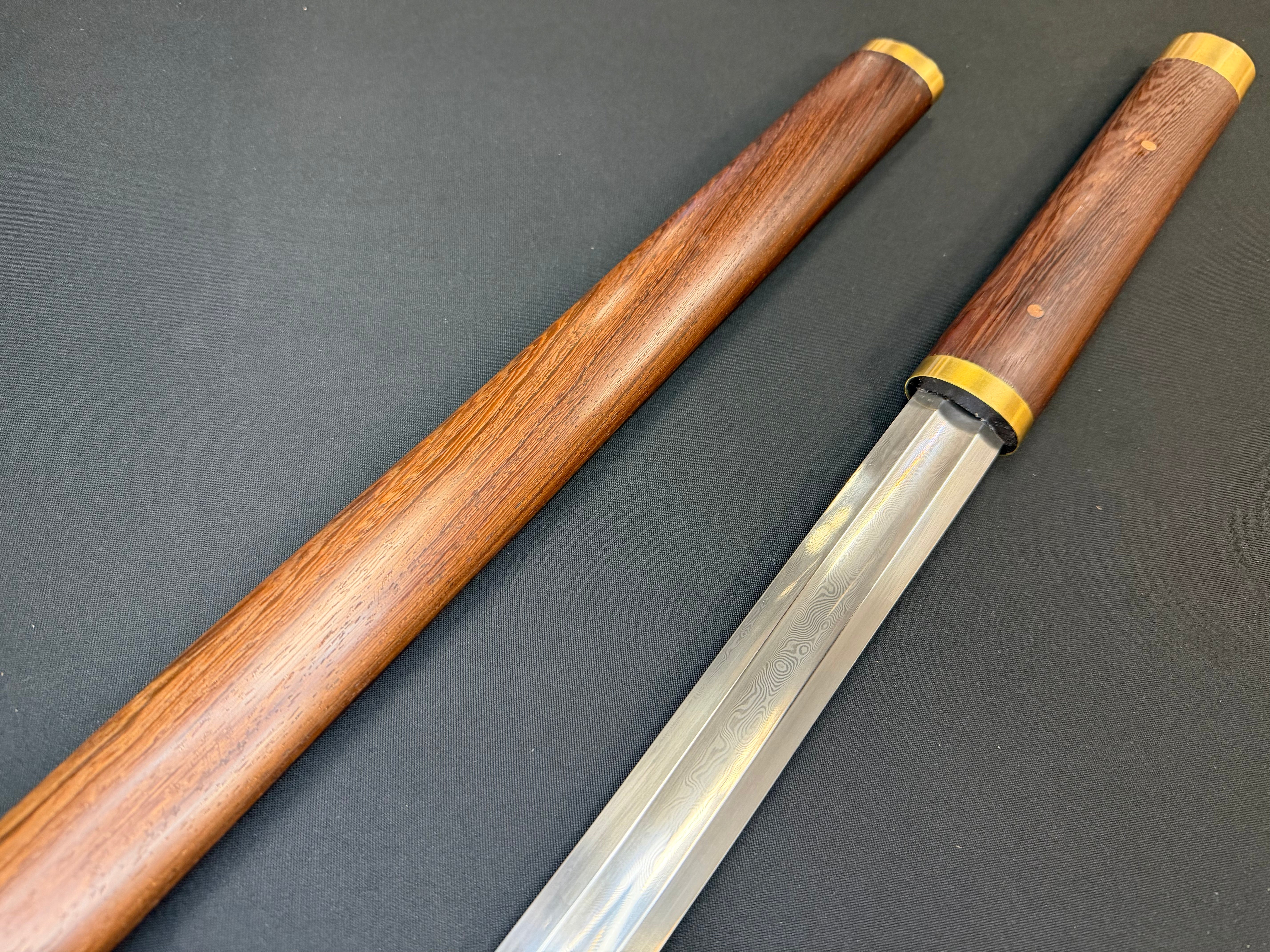 Legacy Blades Shikomizue - Whispersteel Cane Damascus Stick Sword