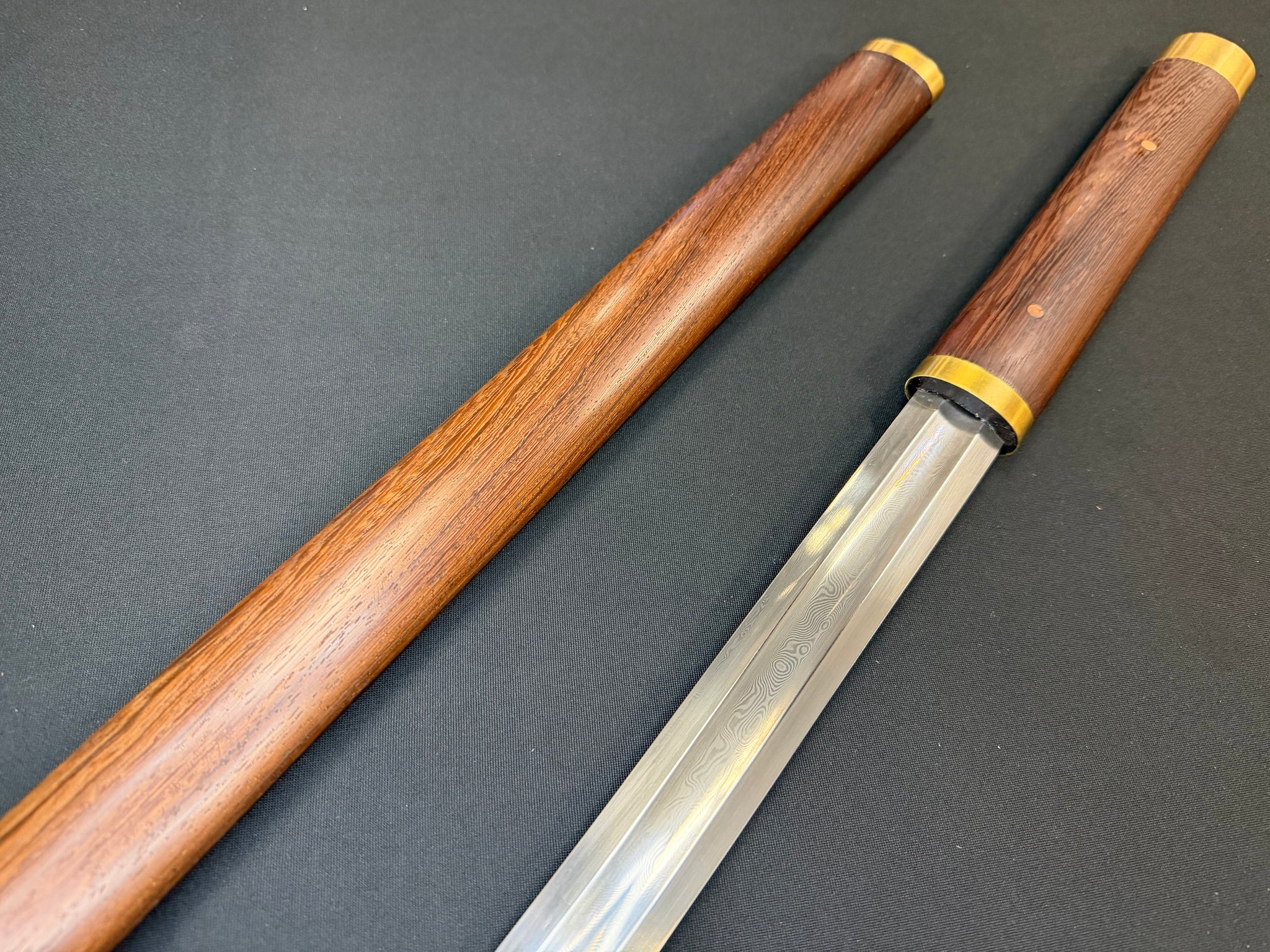 Legacy Blades Shikomizue - Whispersteel Cane Damascus Stick Sword