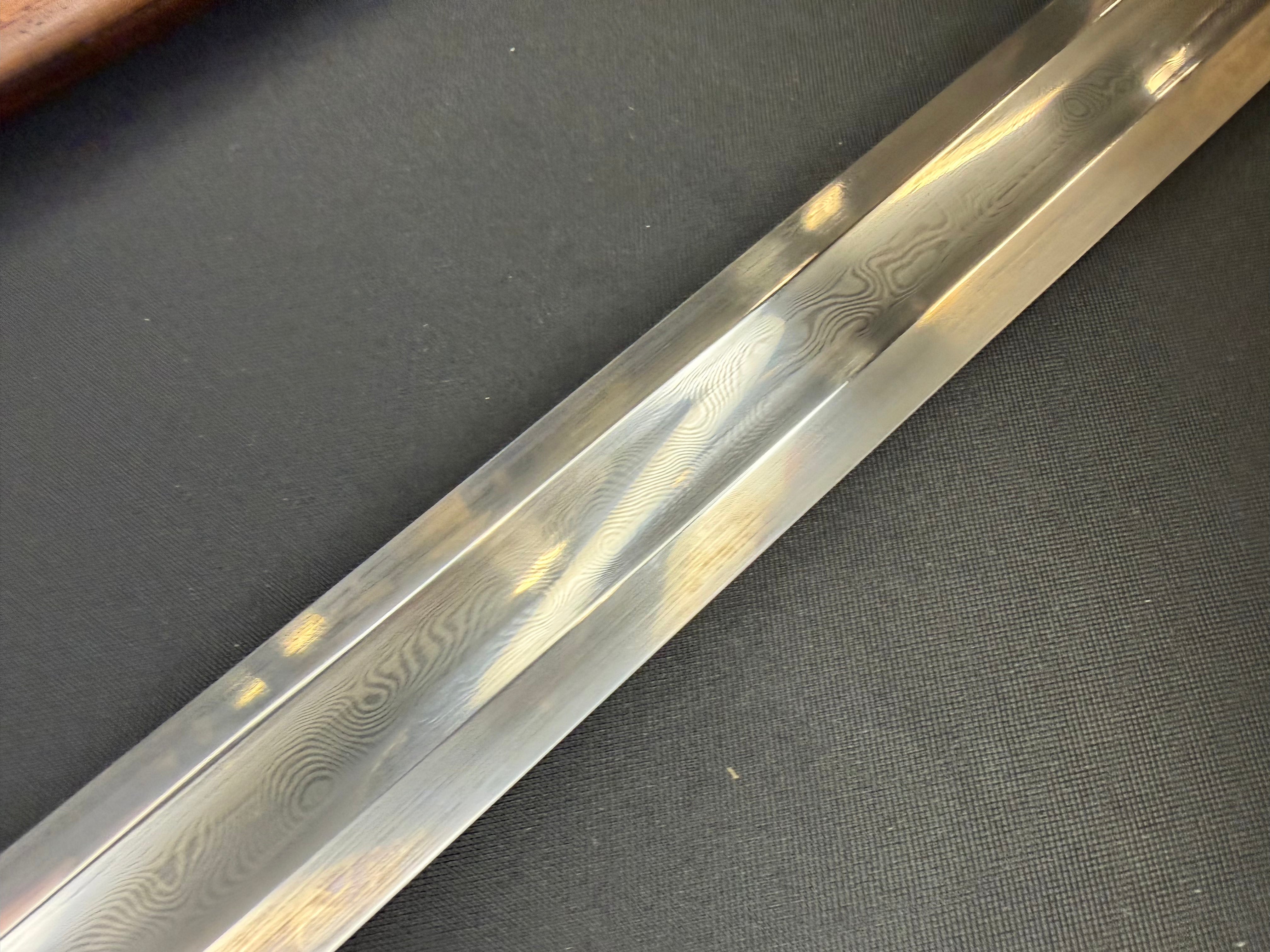 Legacy Blades Shikomizue - Whispersteel Cane Damascus Stick Sword