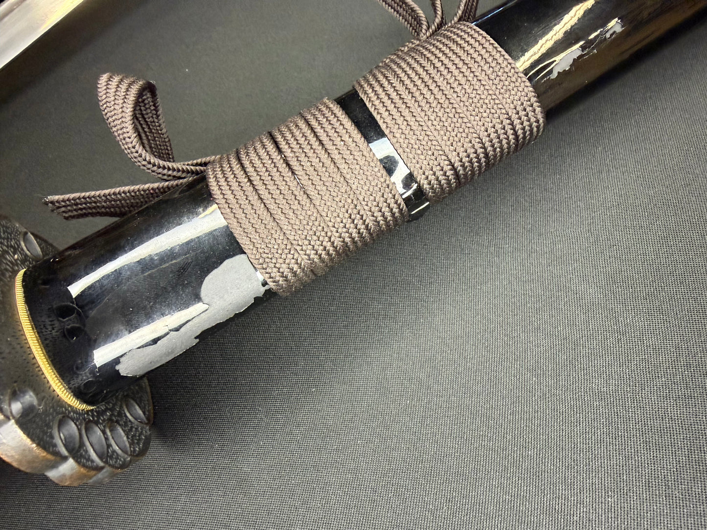PRE-OWNED Dragonspring Daisho 2-Sword Set - Oni Damascus - Damascus Steel