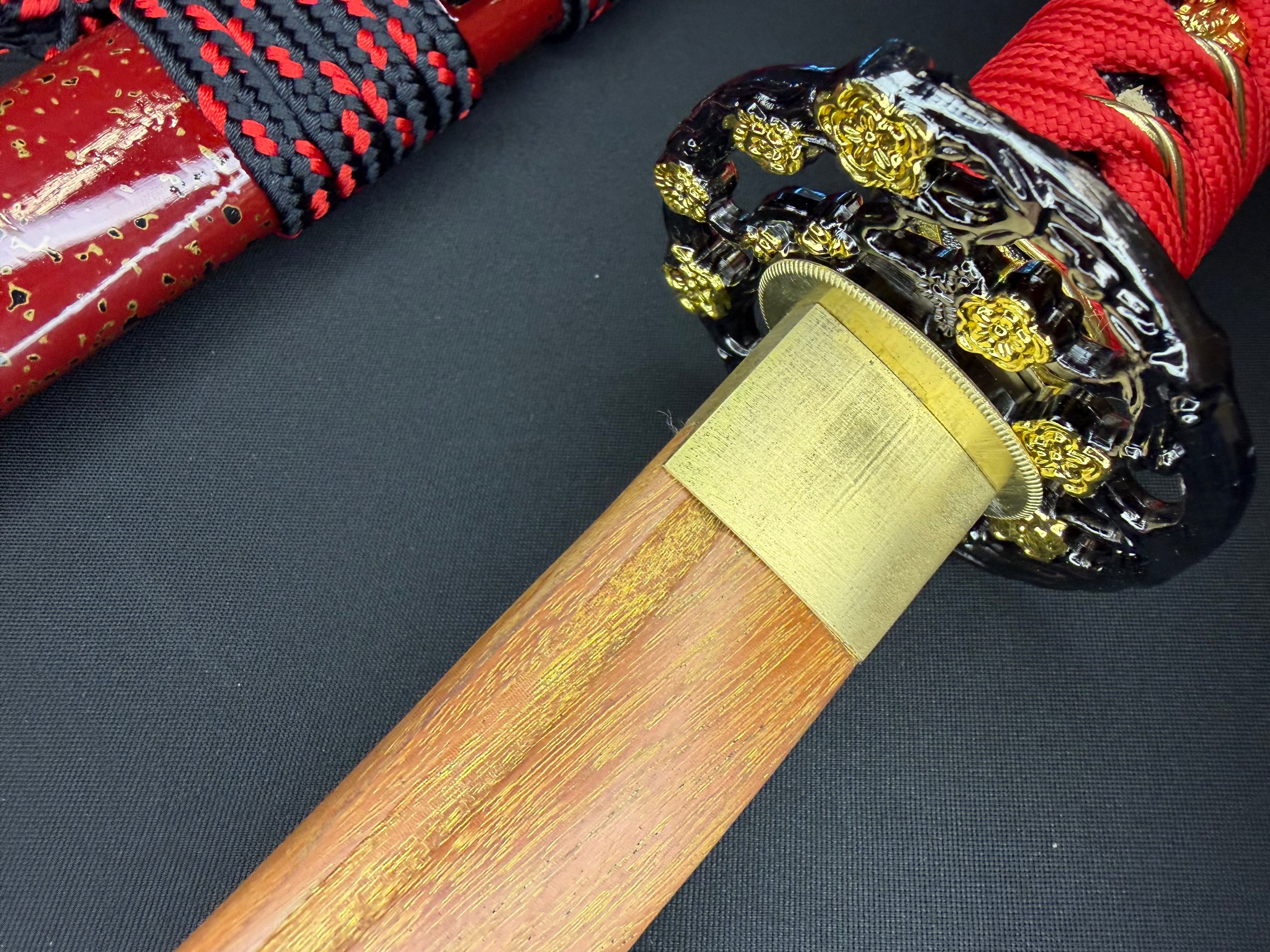 Phoenix Arms Takemitsu Katana - Red Plum Wood Blade