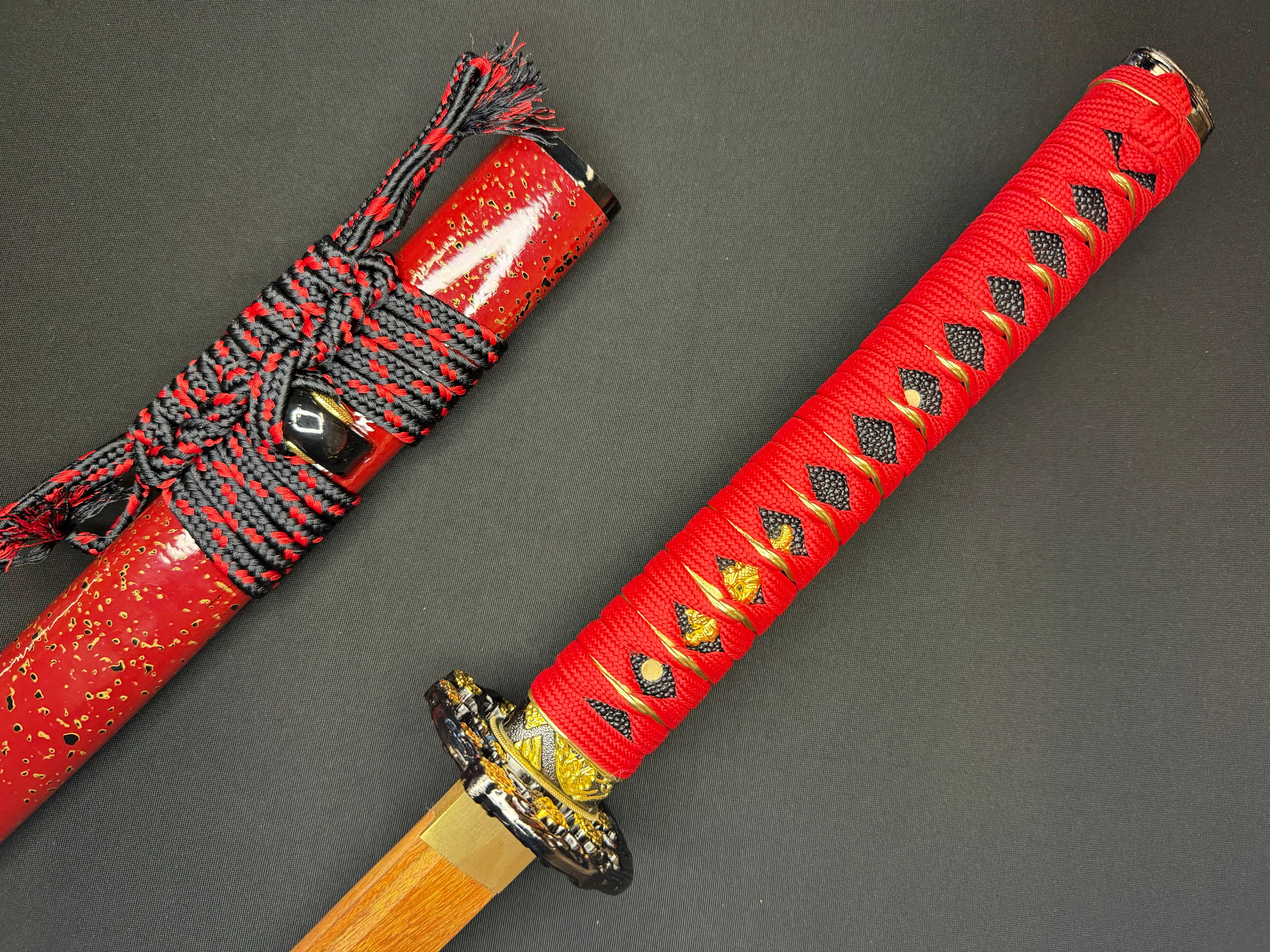 Phoenix Arms Takemitsu Katana - Red Plum Wood Blade