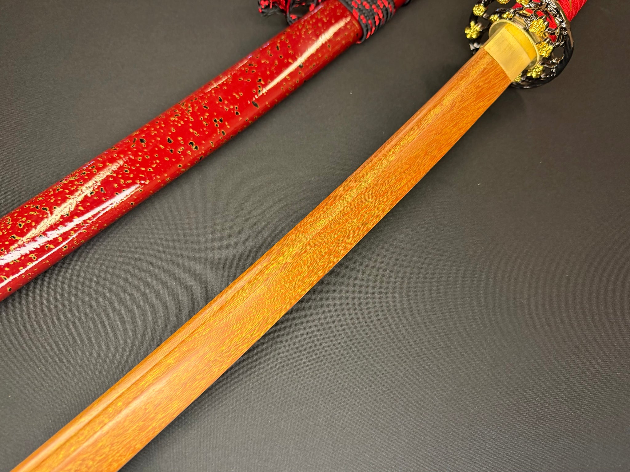 Phoenix Arms Takemitsu Katana - Red Plum Wood Blade