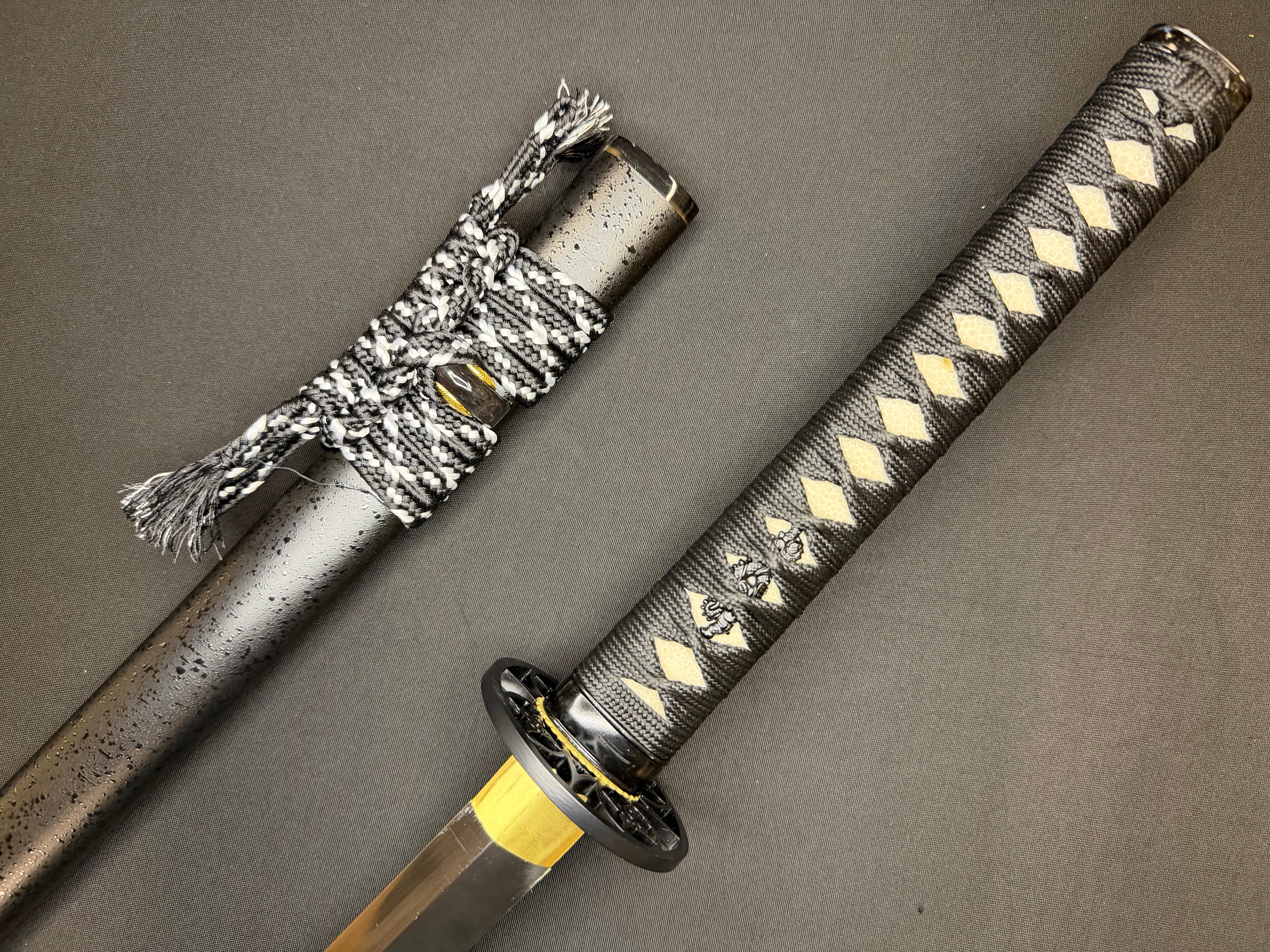 Phoenix Armory Gemini Series Twin Edge Katana - Darkstar 65Mn