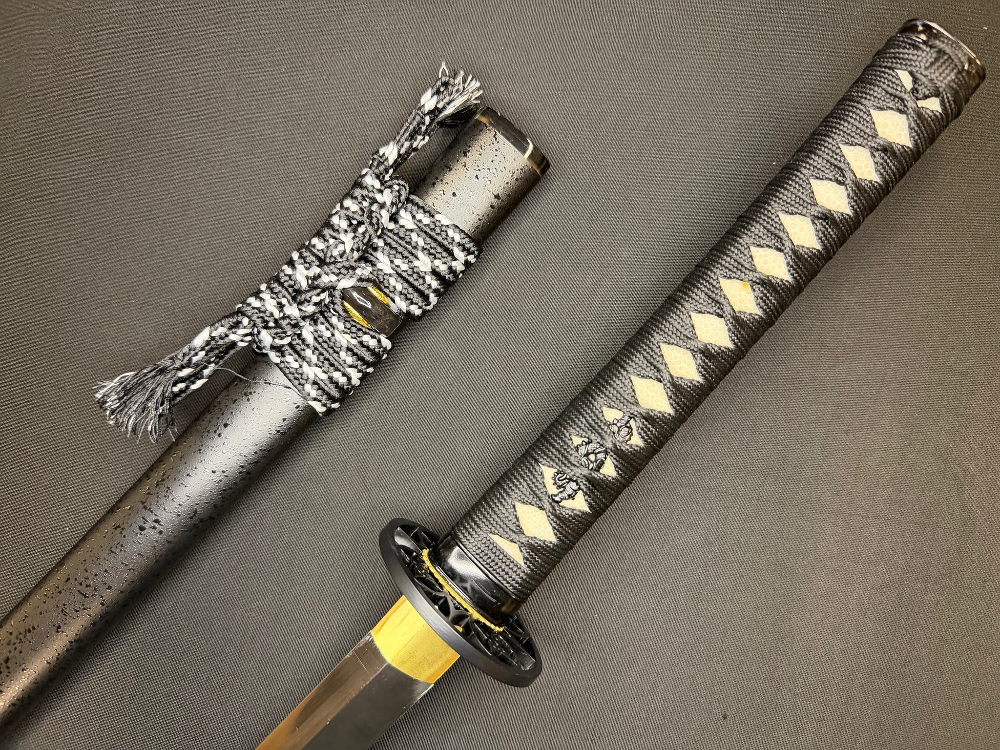 Phoenix Armory Gemini Series Twin Edge Katana - Darkstar 65Mn