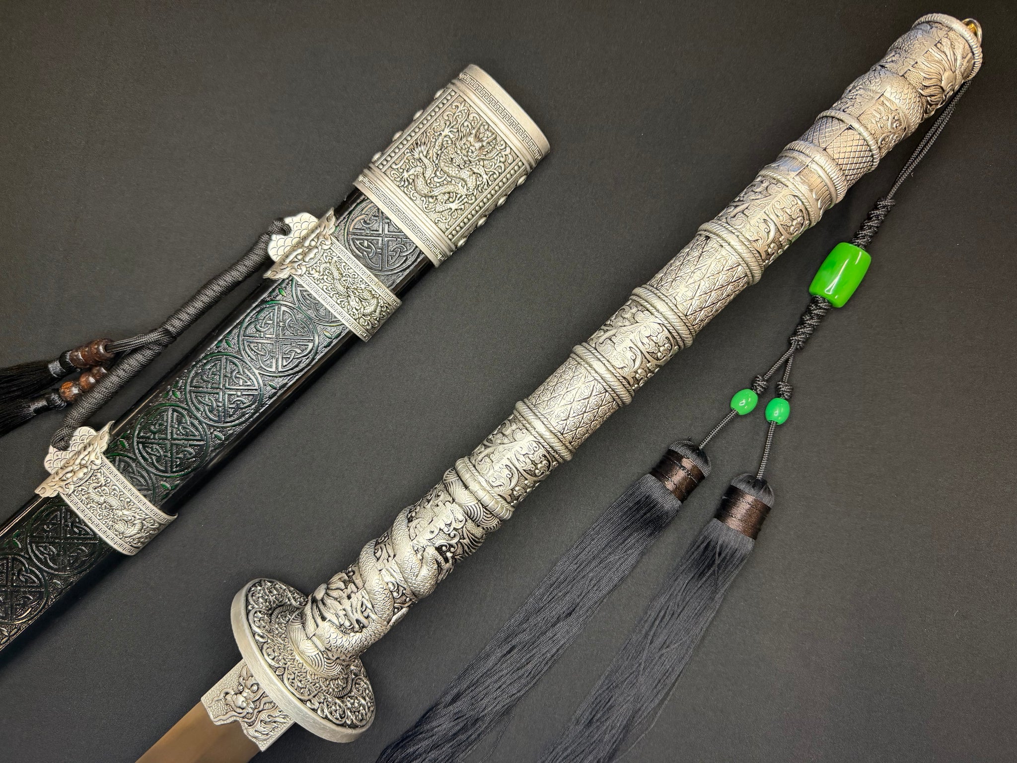Phoenix Armory Long Kangxi Dao - Silver Sentinel 65Mn