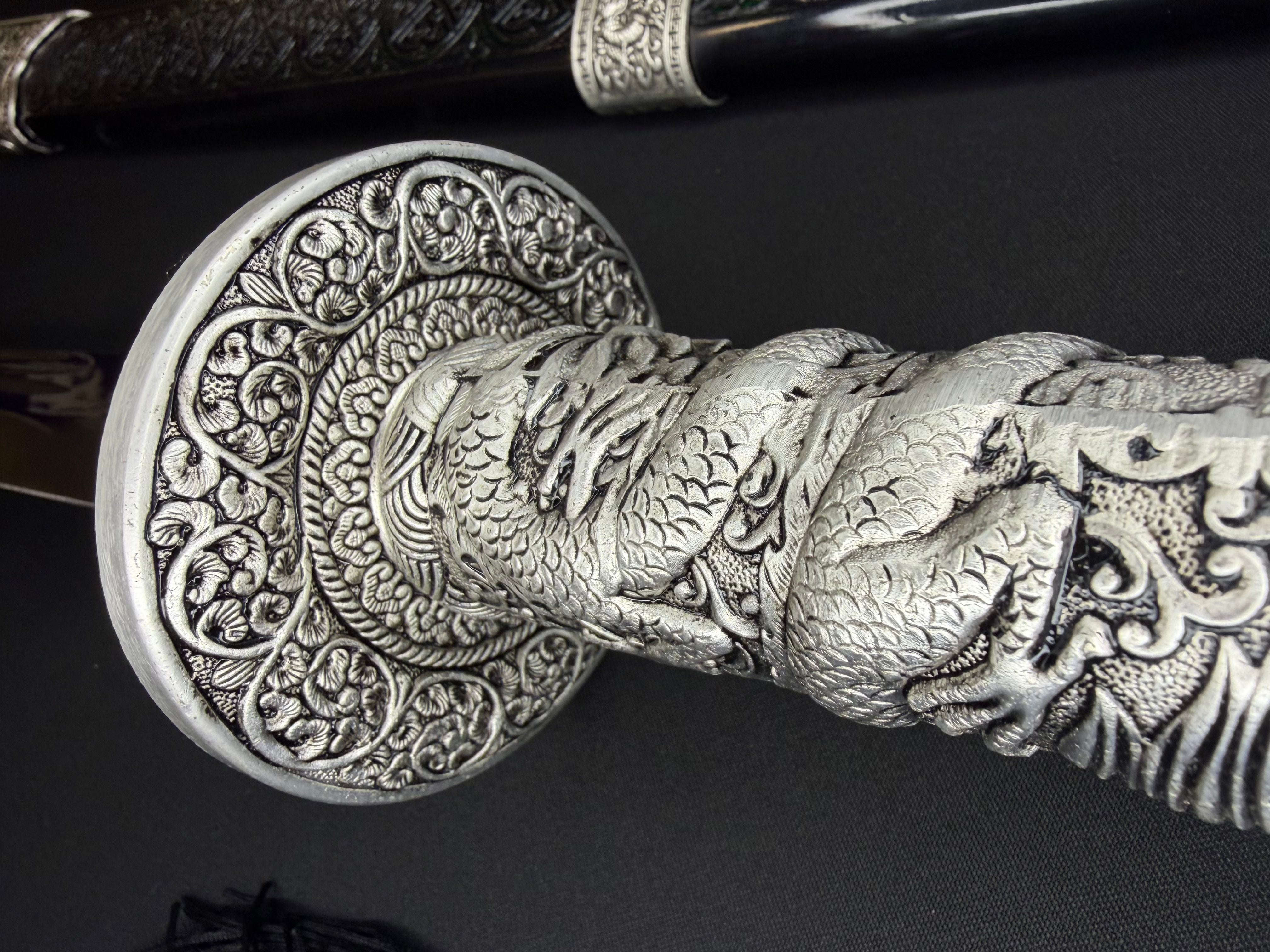 Phoenix Armory Long Kangxi Dao - Silver Sentinel 65Mn