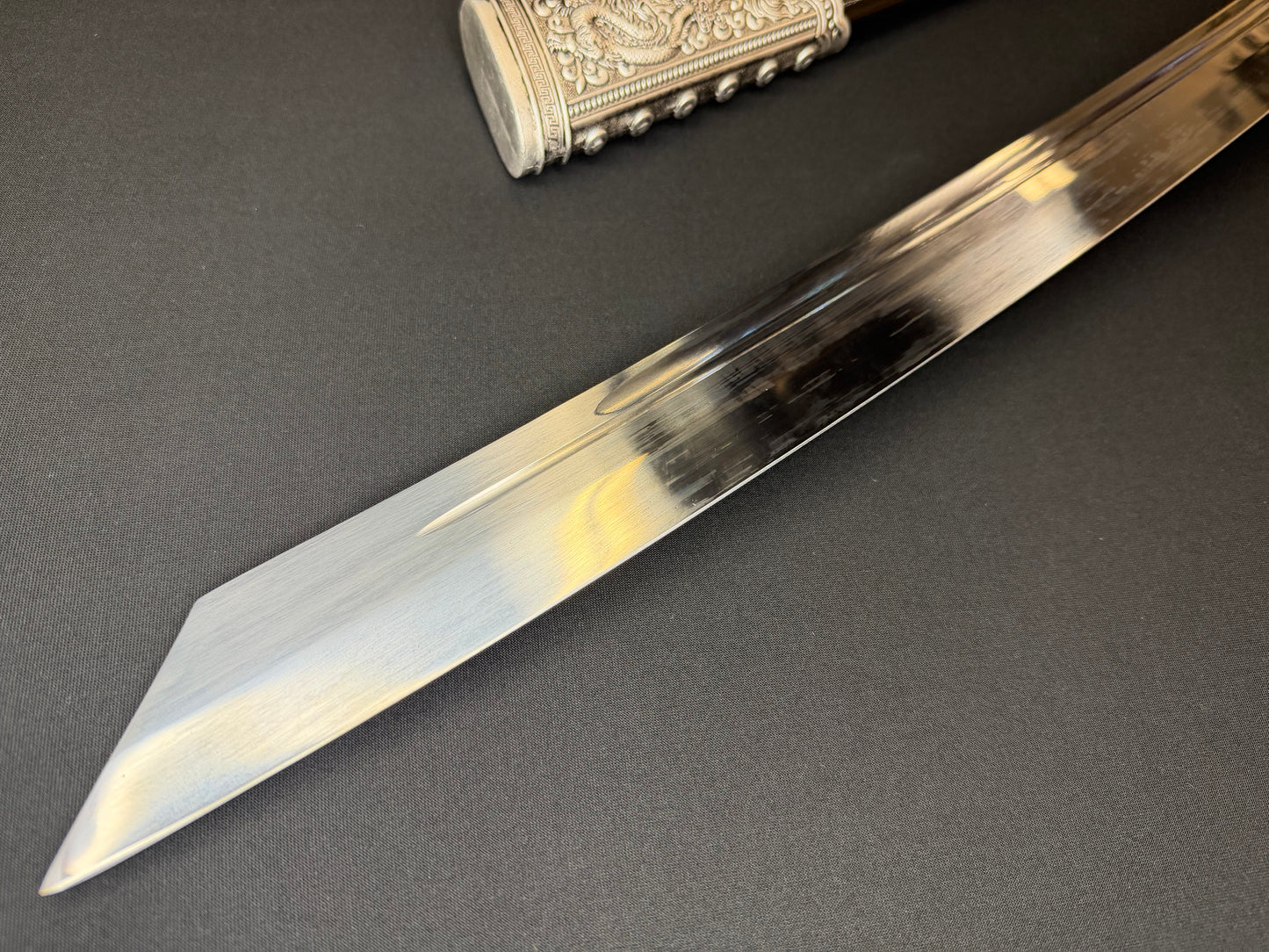 Phoenix Armory Long Kangxi Dao - Silver Sentinel 65Mn