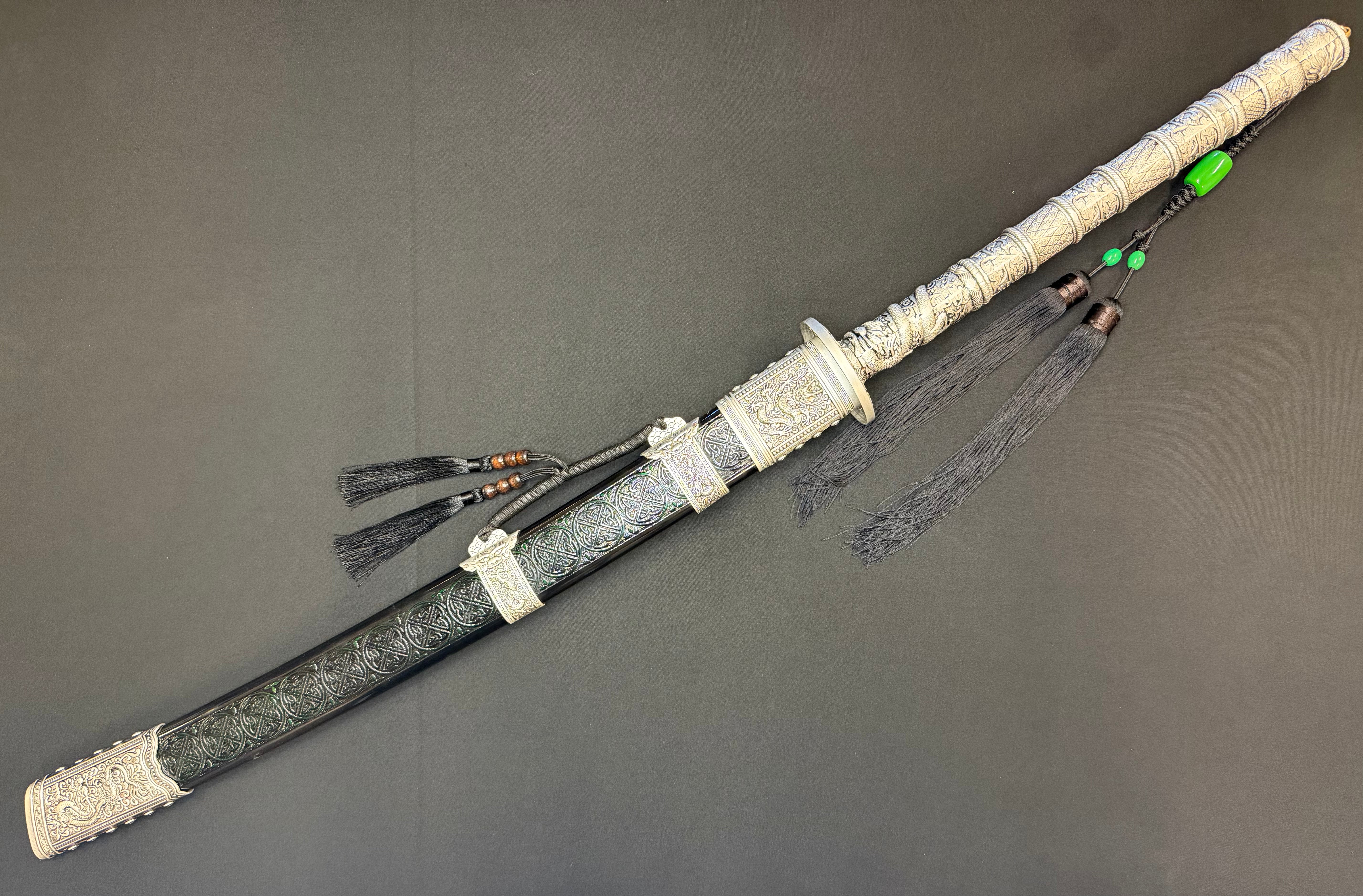 Phoenix Armory Long Kangxi Dao - Silver Sentinel 65Mn