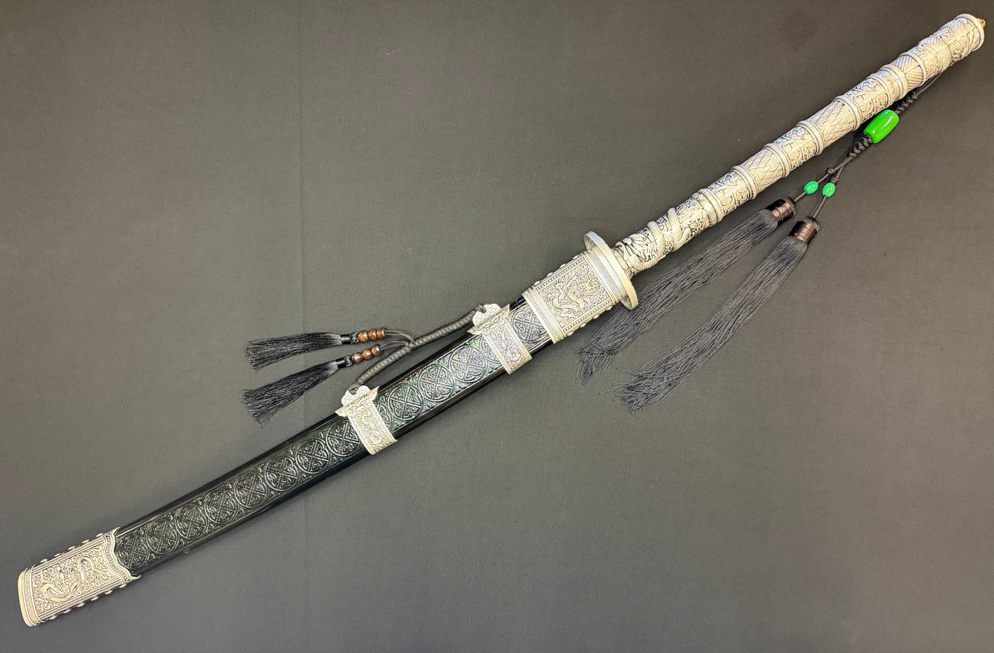 Phoenix Armory Long Kangxi Dao - Silver Sentinel 65Mn