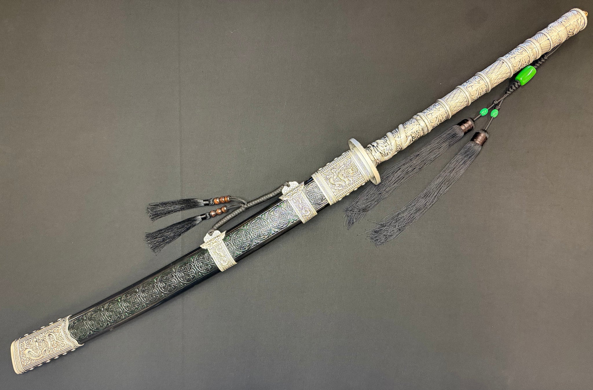 Phoenix Armory Long Kangxi Dao - Silver Sentinel 65Mn