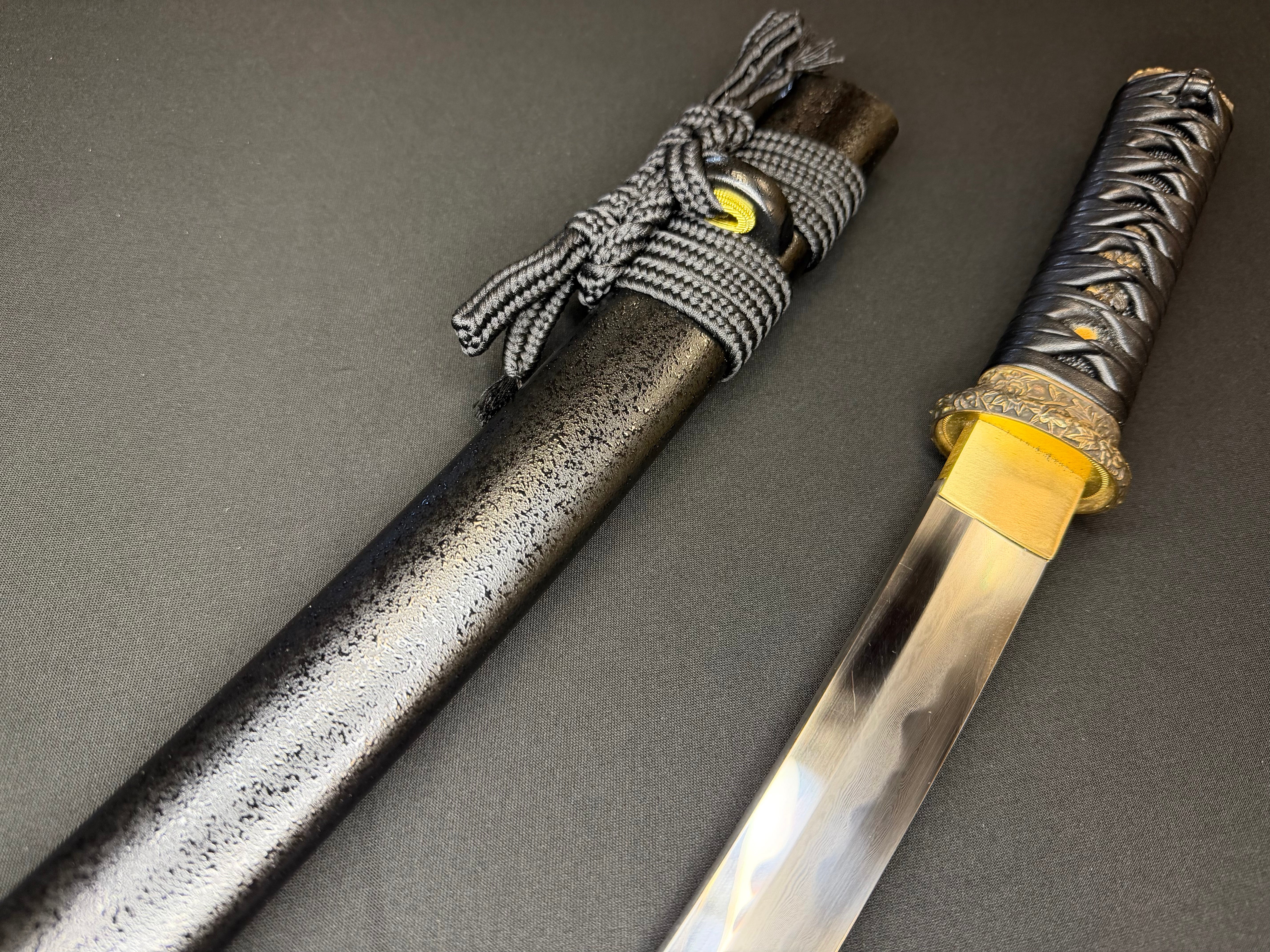 Shogun Arms Tanto - Dark Legacy Osoraku Clay Tempered Folded Steel