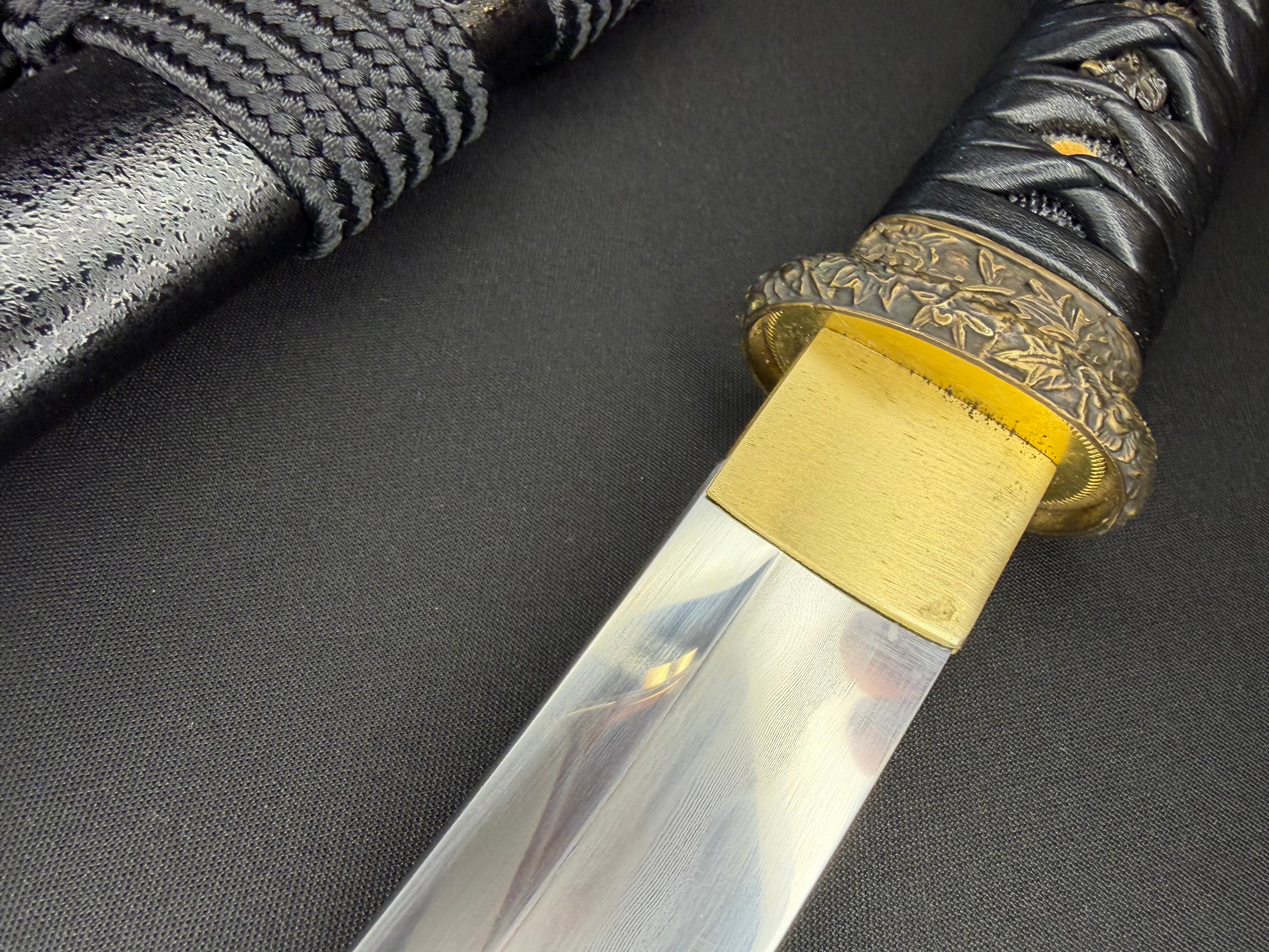 Shogun Arms Tanto - Dark Legacy Osoraku Clay Tempered Folded Steel