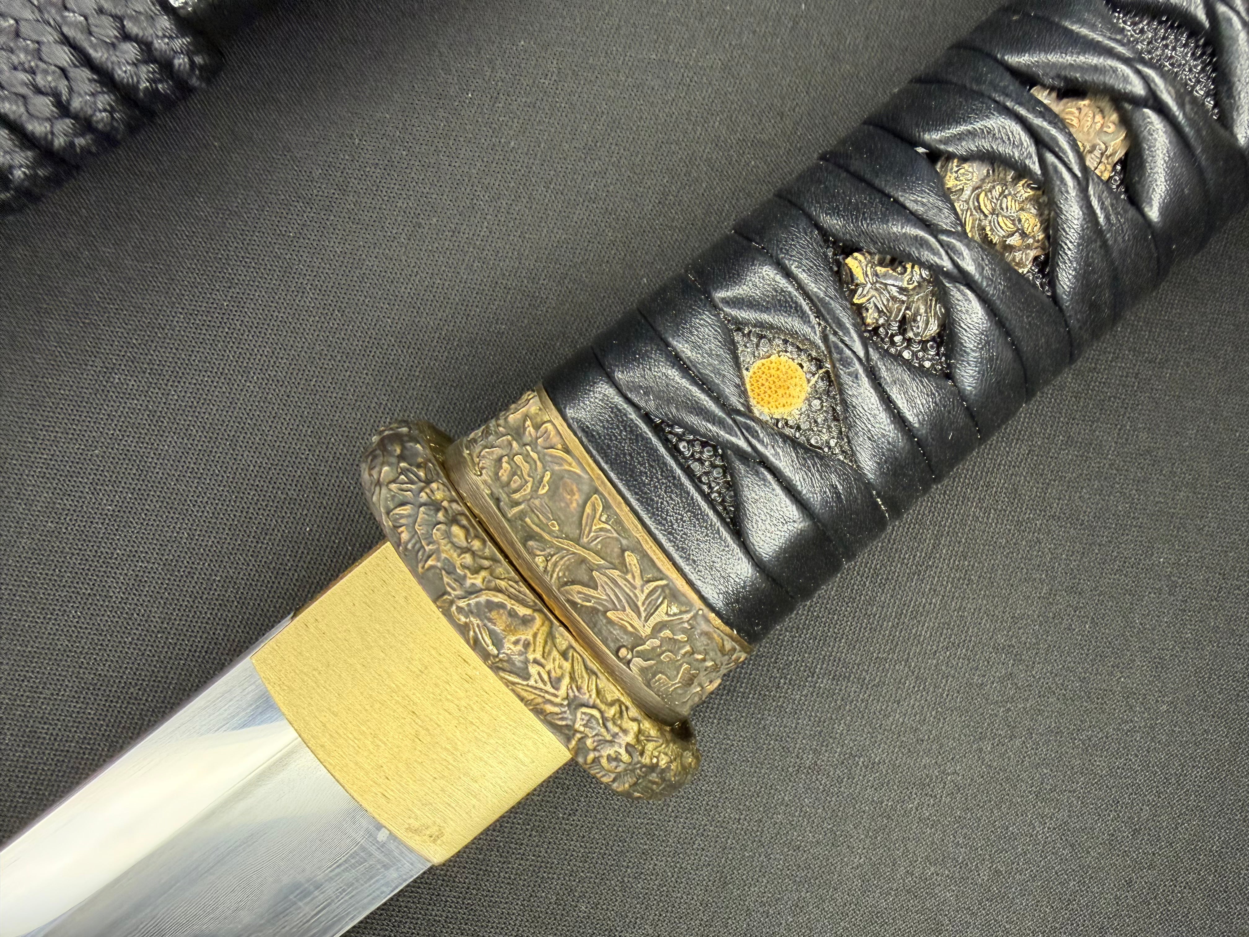 Shogun Arms Tanto - Dark Legacy Osoraku Clay Tempered Folded Steel
