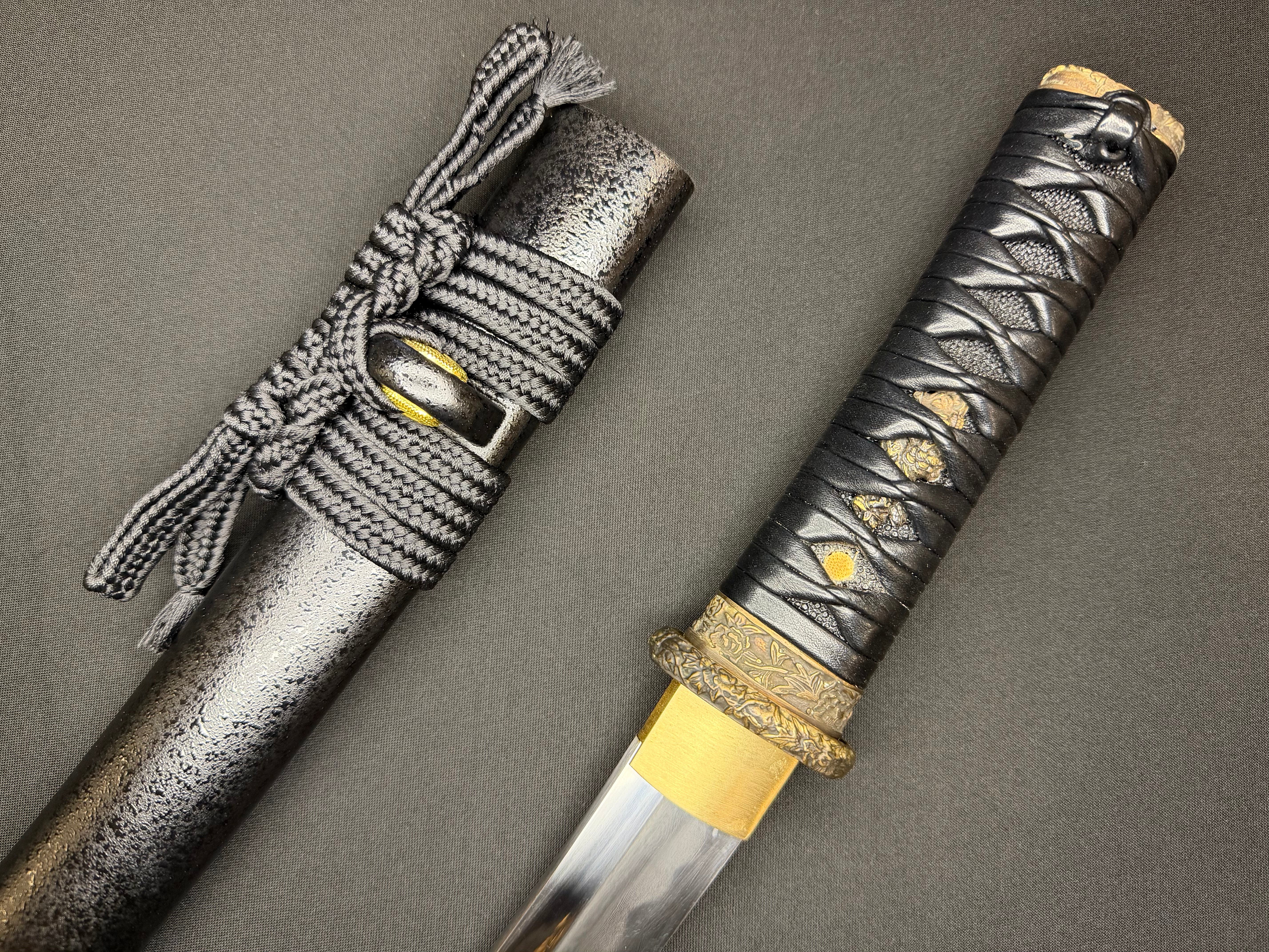 Shogun Arms Tanto - Dark Legacy Osoraku Clay Tempered Folded Steel