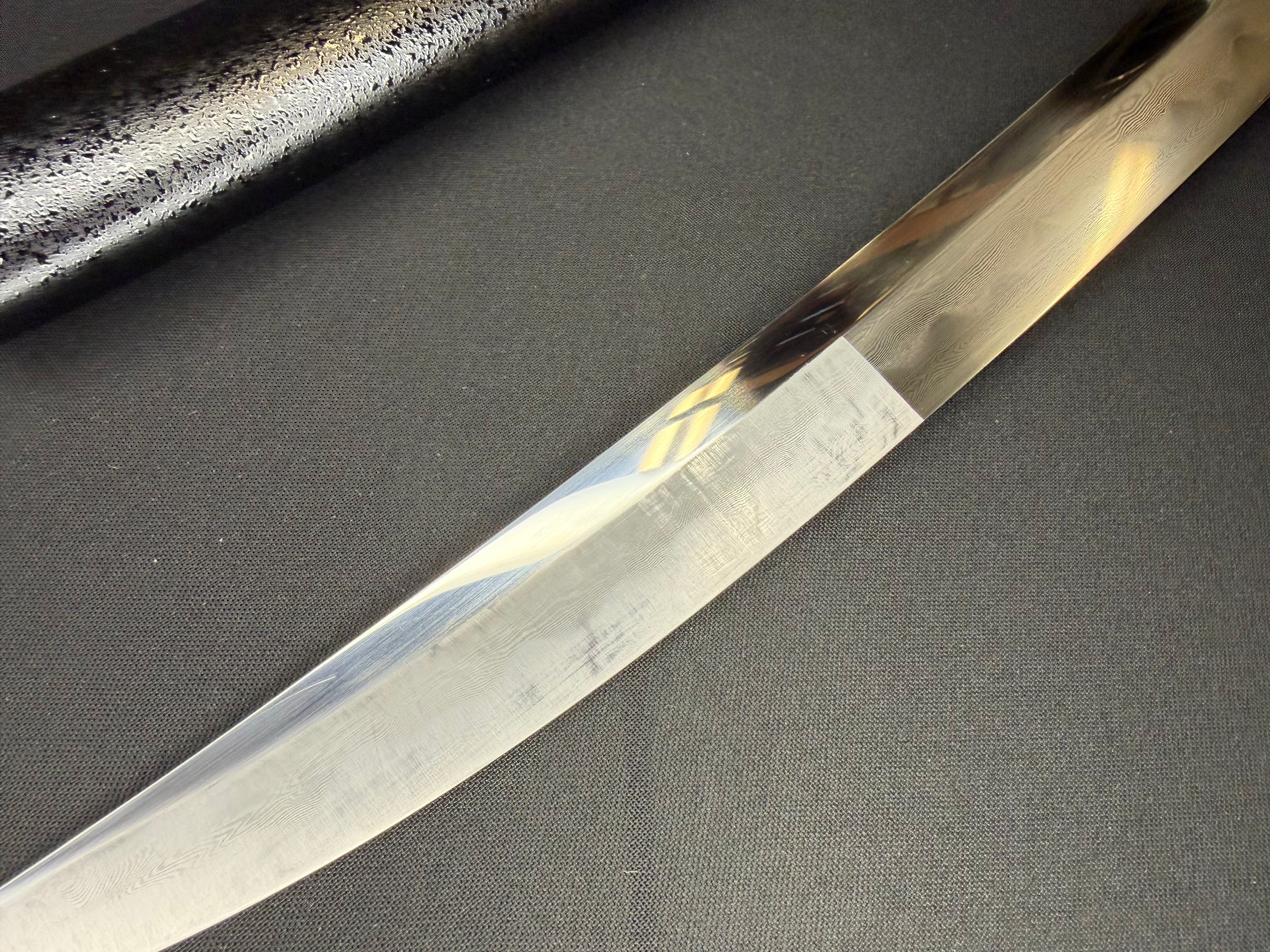 Shogun Arms Tanto - Dark Legacy Osoraku Clay Tempered Folded Steel