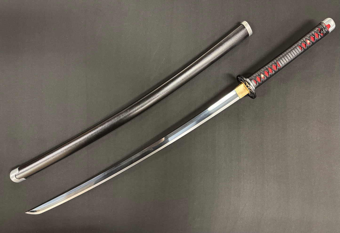 Demon Slayer Tanjiro Katana T10 Black Blade