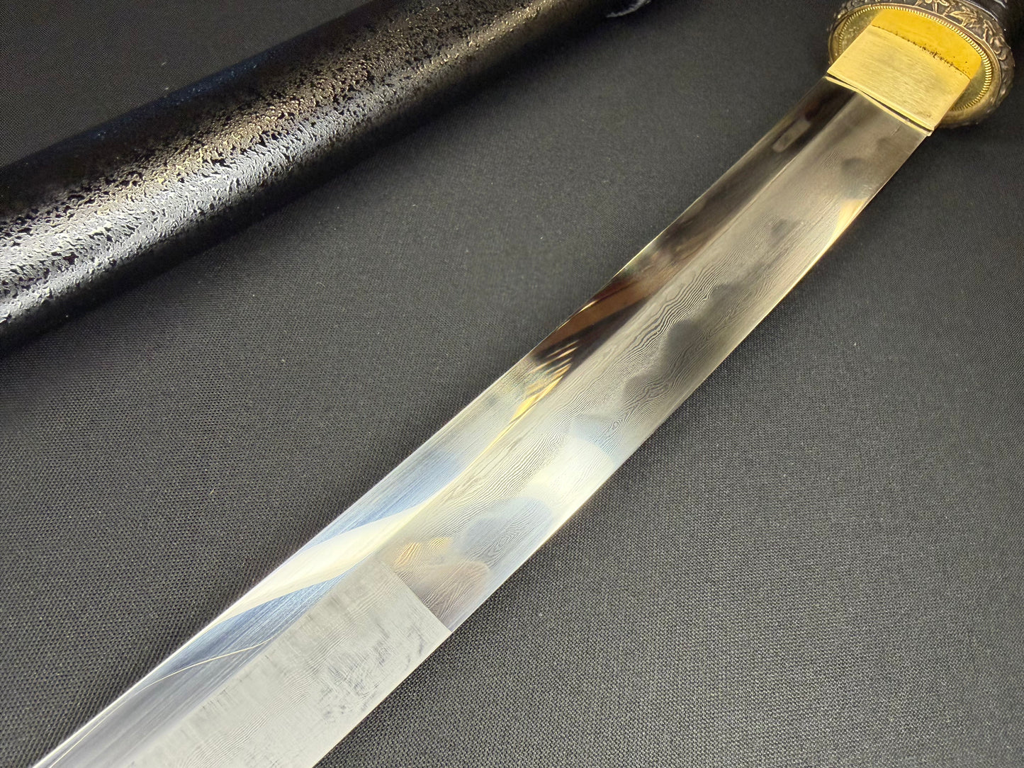 Shogun Arms Tanto - Dark Legacy Osoraku Clay Tempered Folded Steel