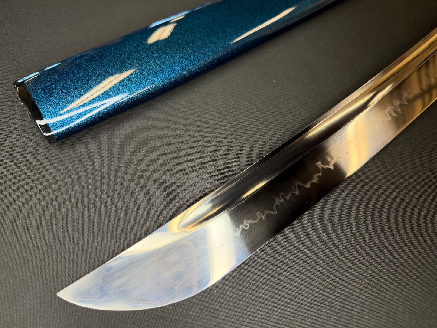 Legacy Steel O-Katana Titan Stout - Bo-hi, Choji Hamon, 1095 clay tempered