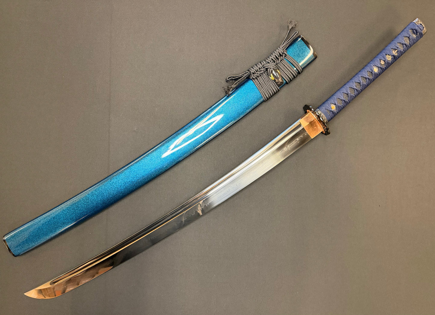 Legacy Steel O-Katana Titan Stout - Bo-hi, Choji Hamon, 1095 clay tempered