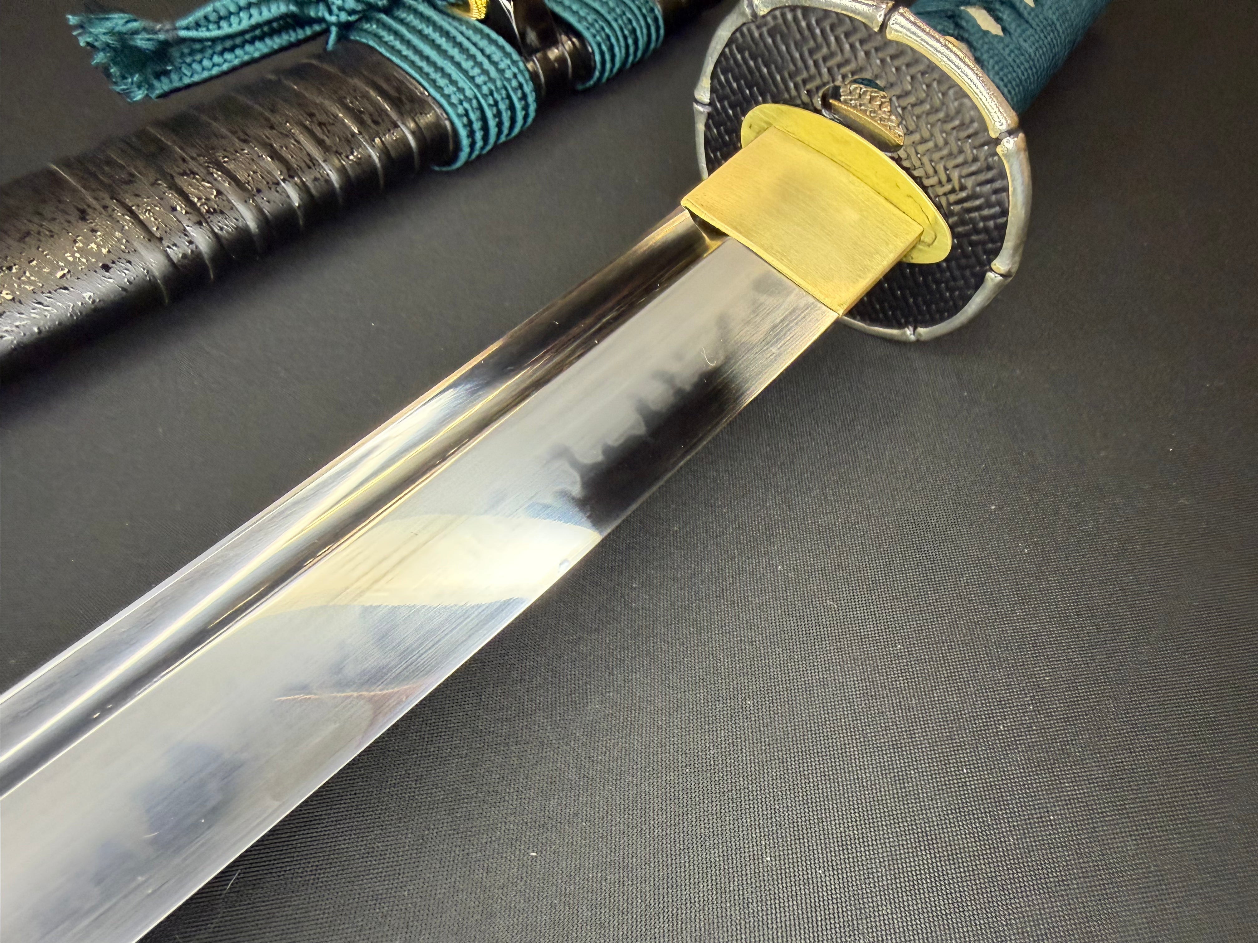 Legacy Steel Reaper Osoraku Wakizashi  - Bamboo 1095 Clay Tempered