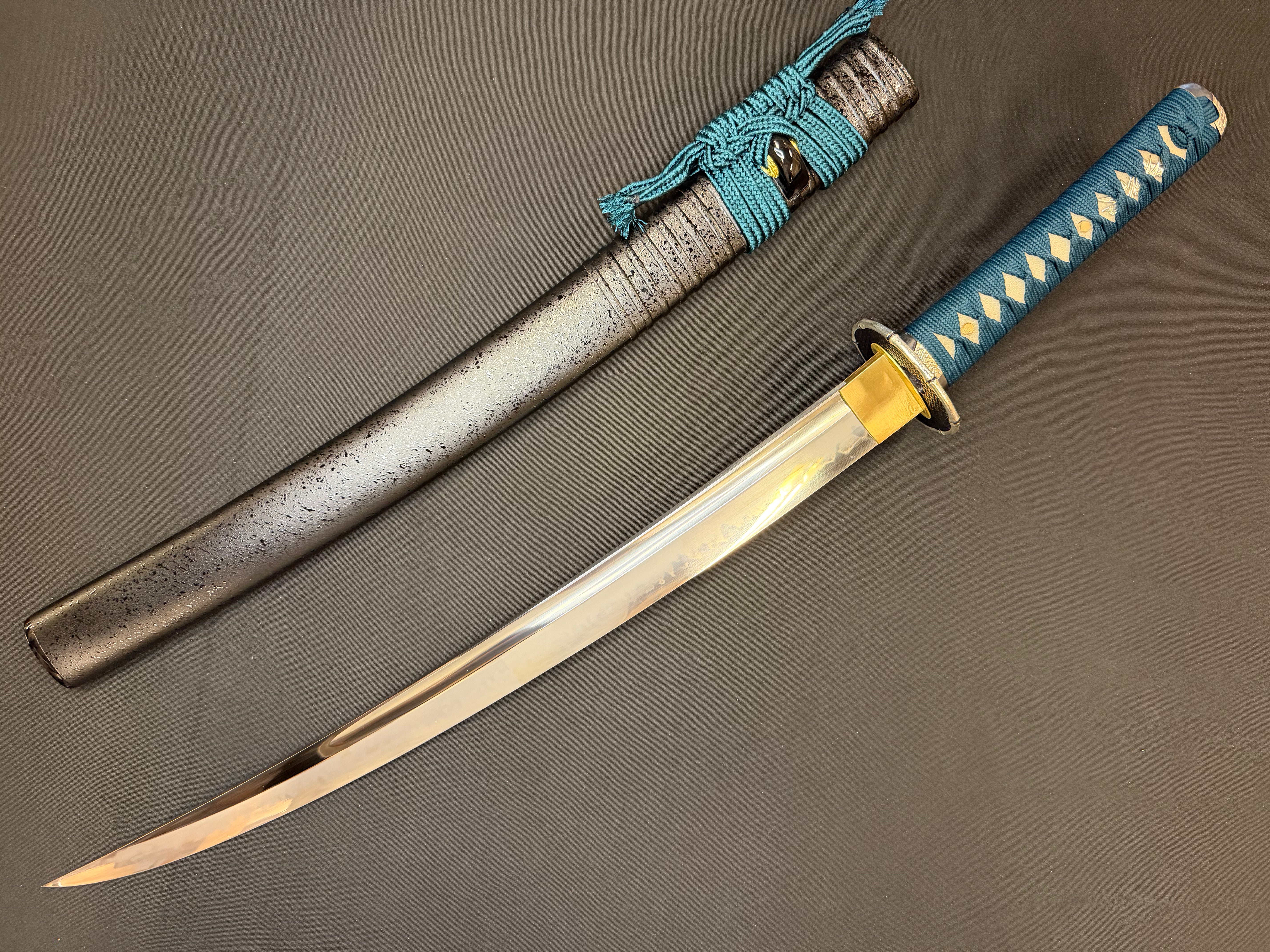 Legacy Steel Reaper Osoraku Wakizashi  - Bamboo 1095 Clay Tempered