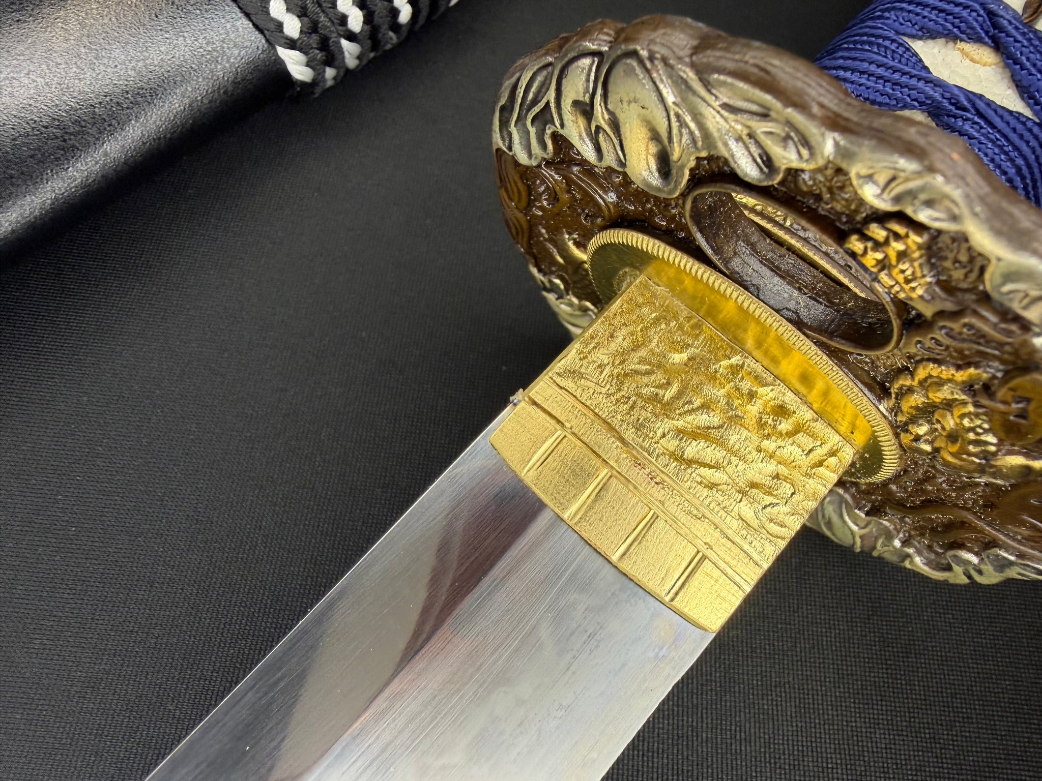 Phoenix Armory Katana -  Blue Dragon Waves T10