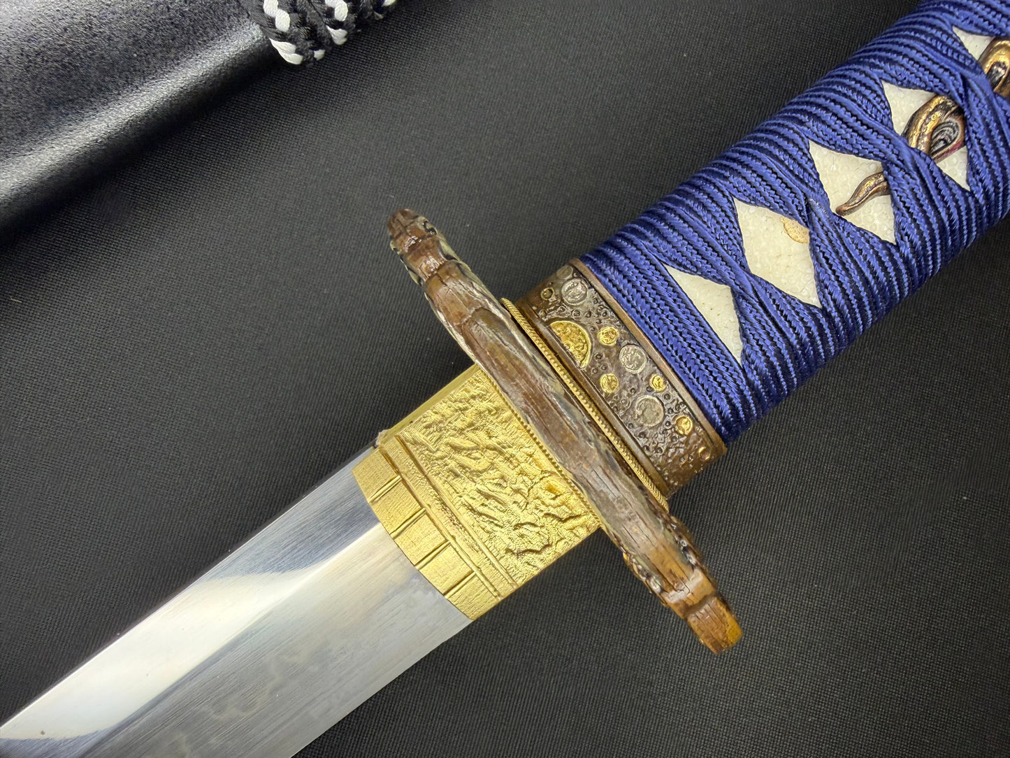 Phoenix Armory Katana -  Blue Dragon Waves T10