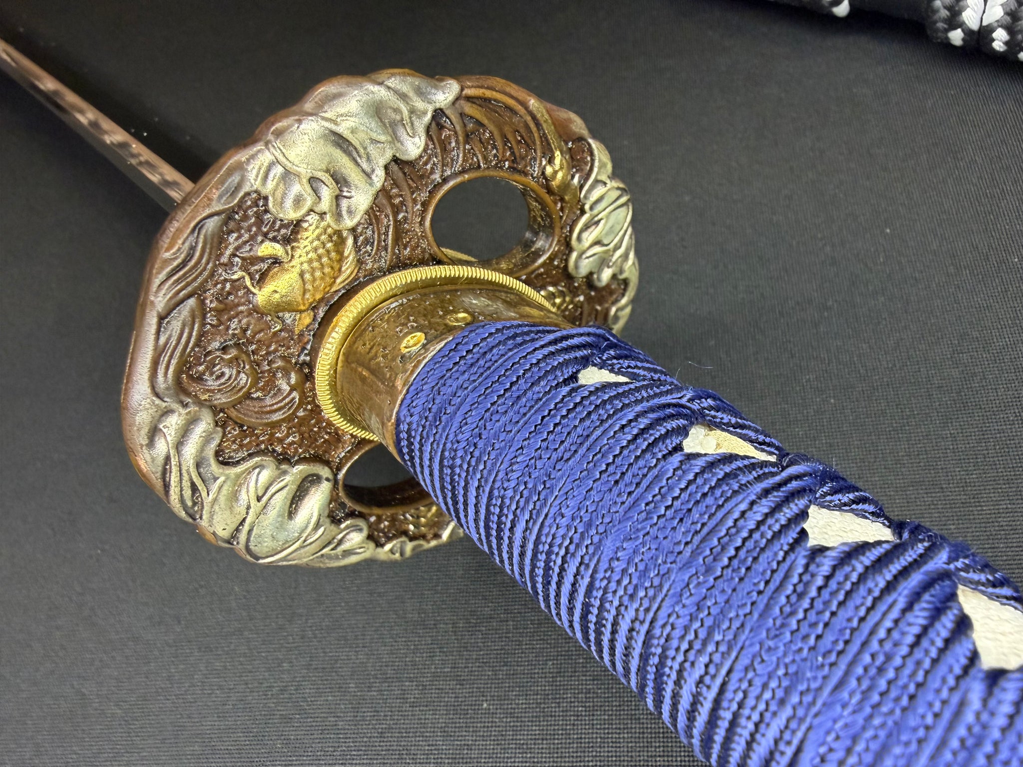 Phoenix Armory Katana -  Blue Dragon Waves T10