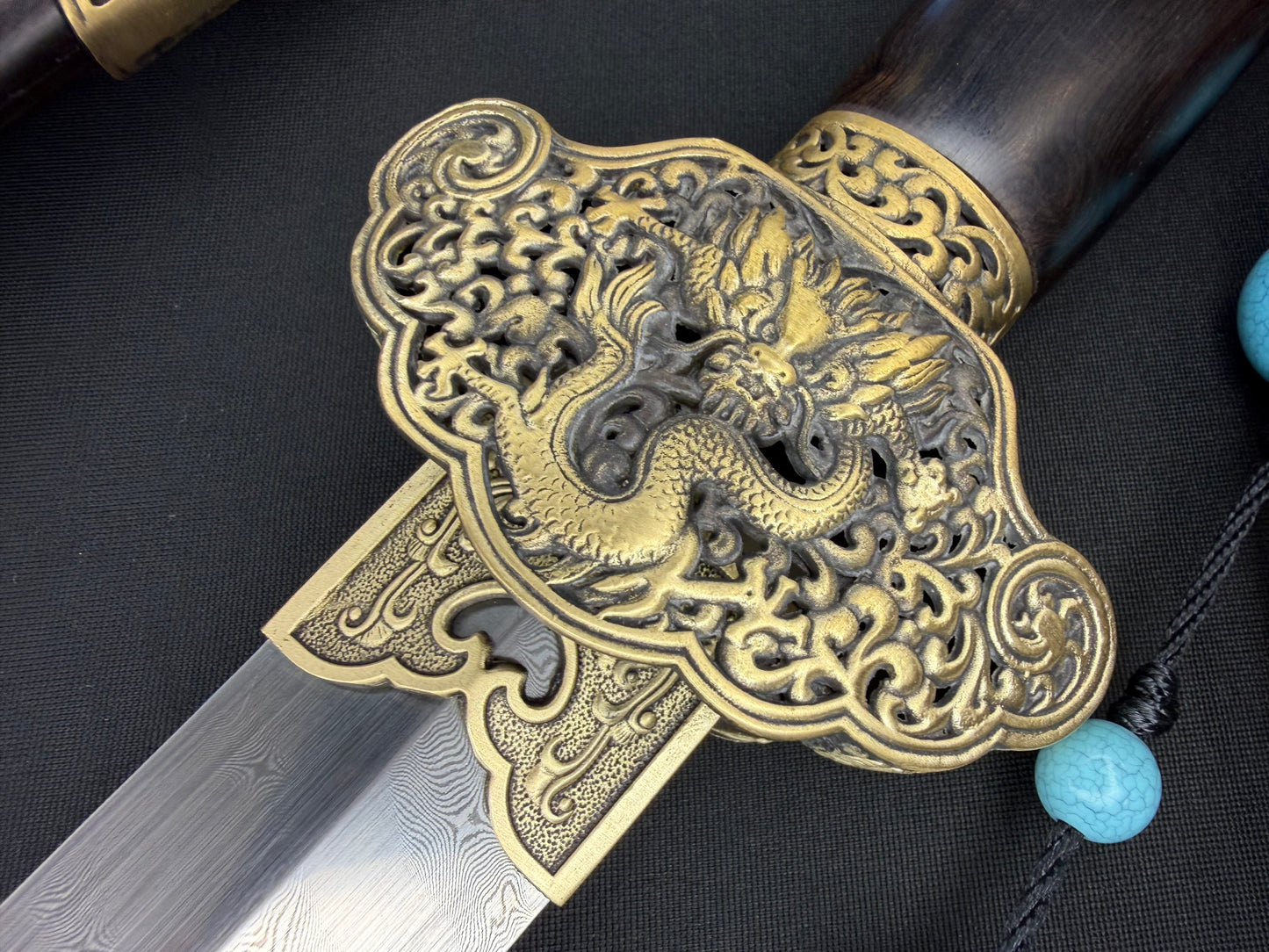 Phoenix Armory Jian - Spiral Damascus
