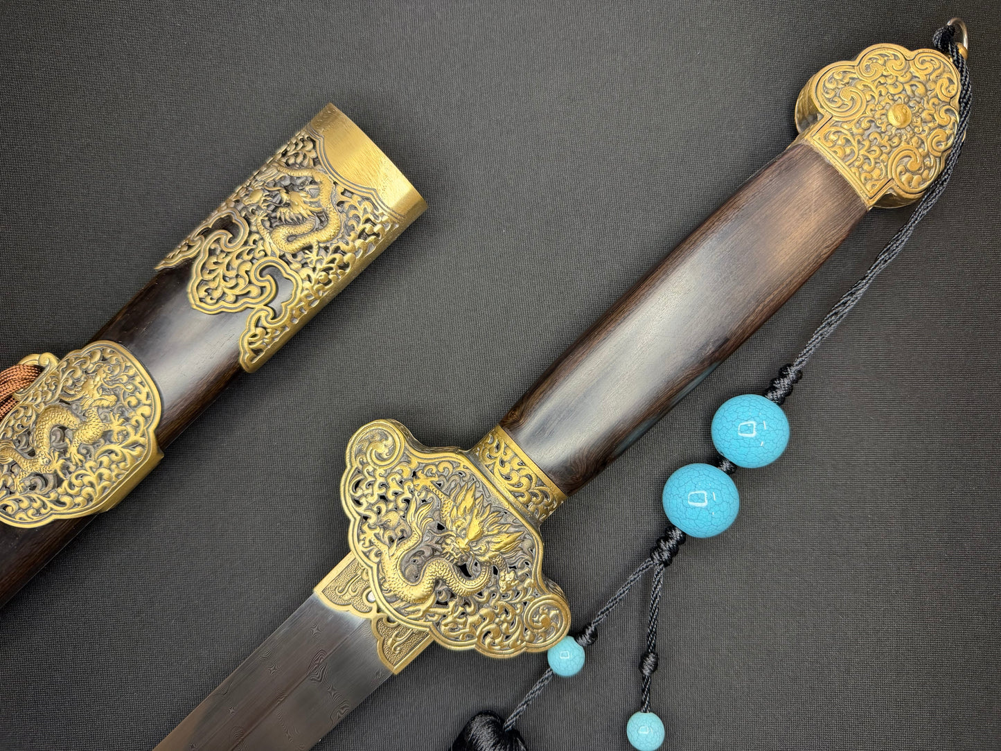 Phoenix Armory Jian - Spiral Damascus