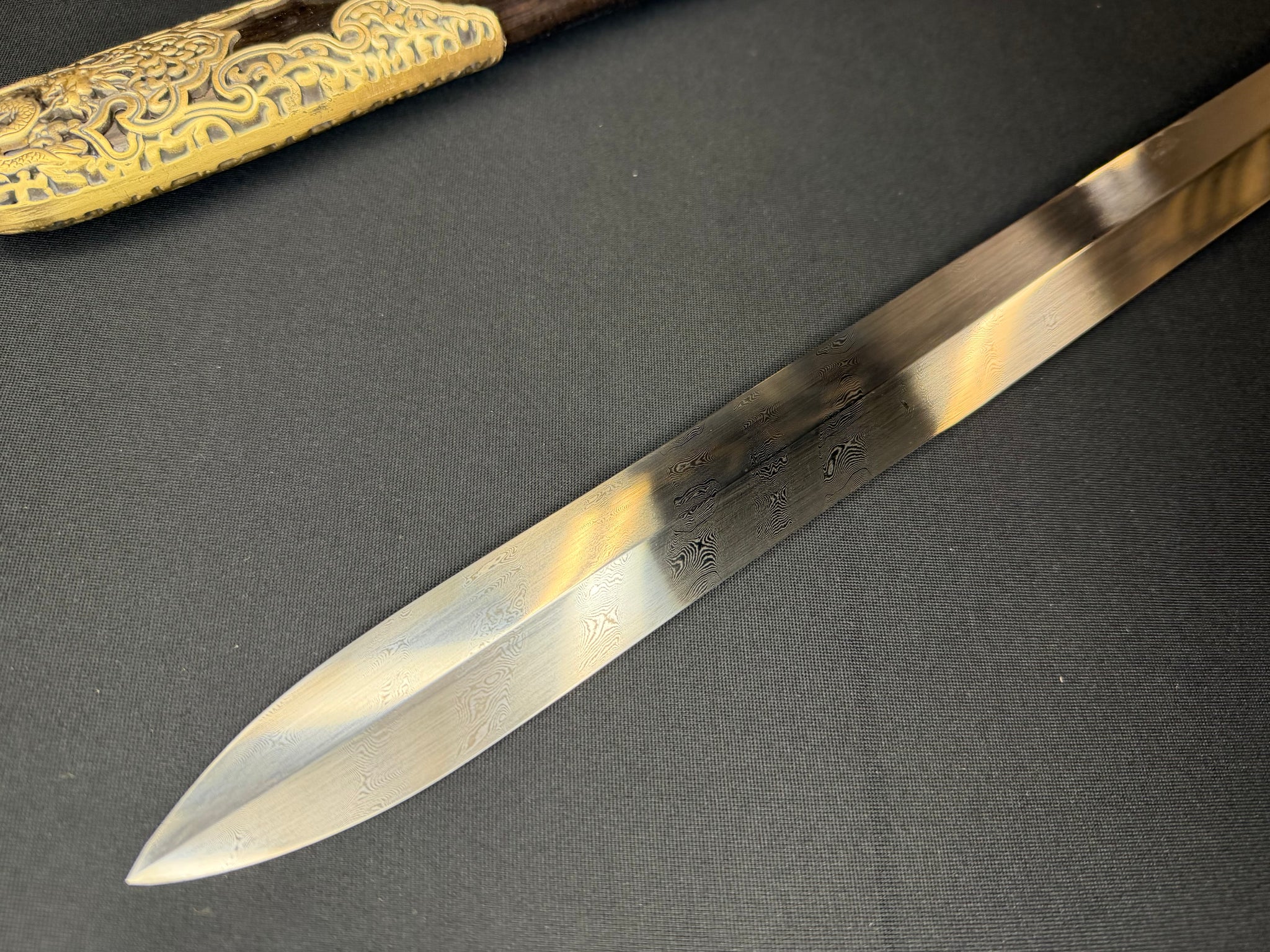Phoenix Armory Jian - Spiral Damascus