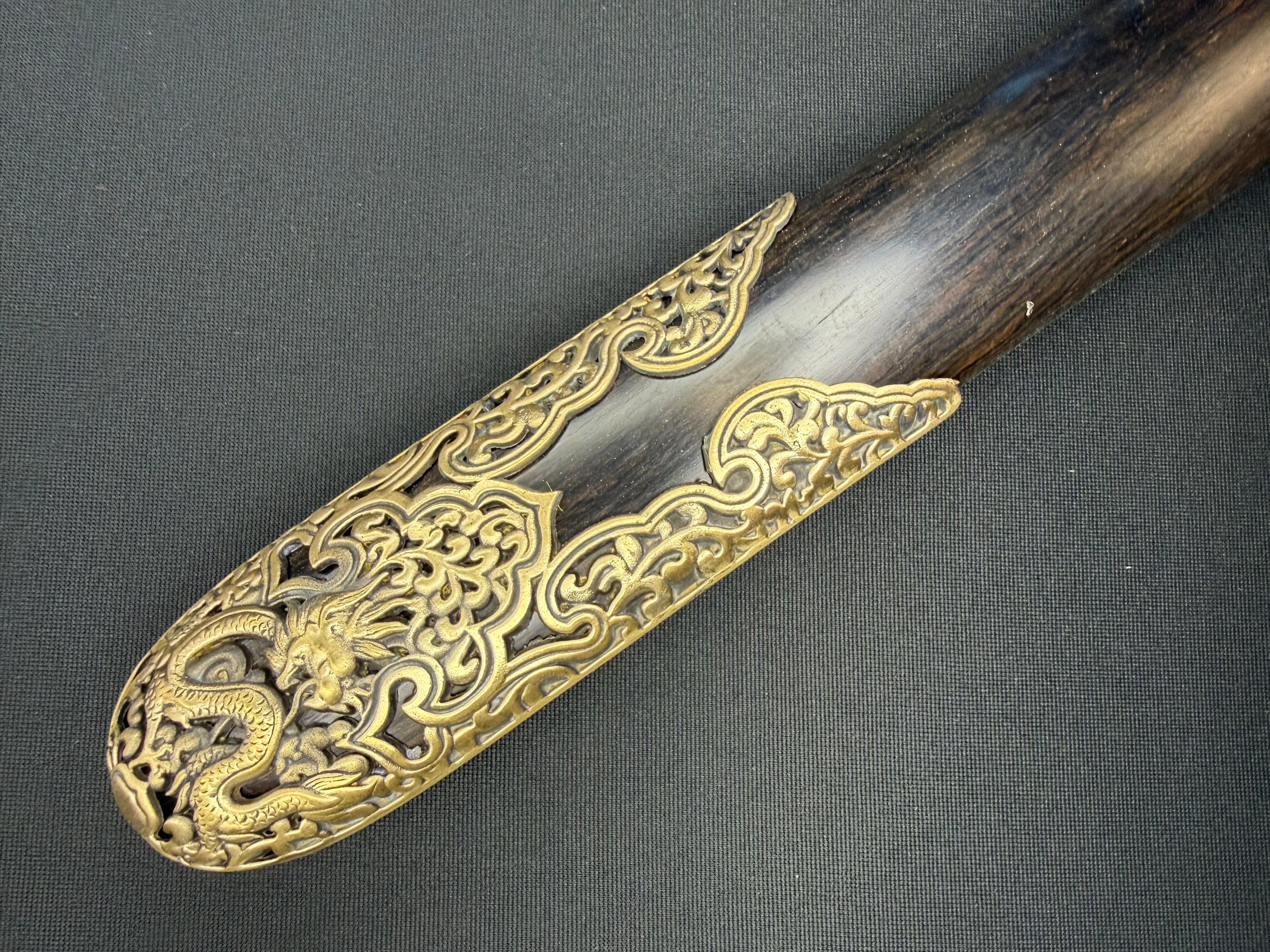 Phoenix Armory Jian - Spiral Damascus