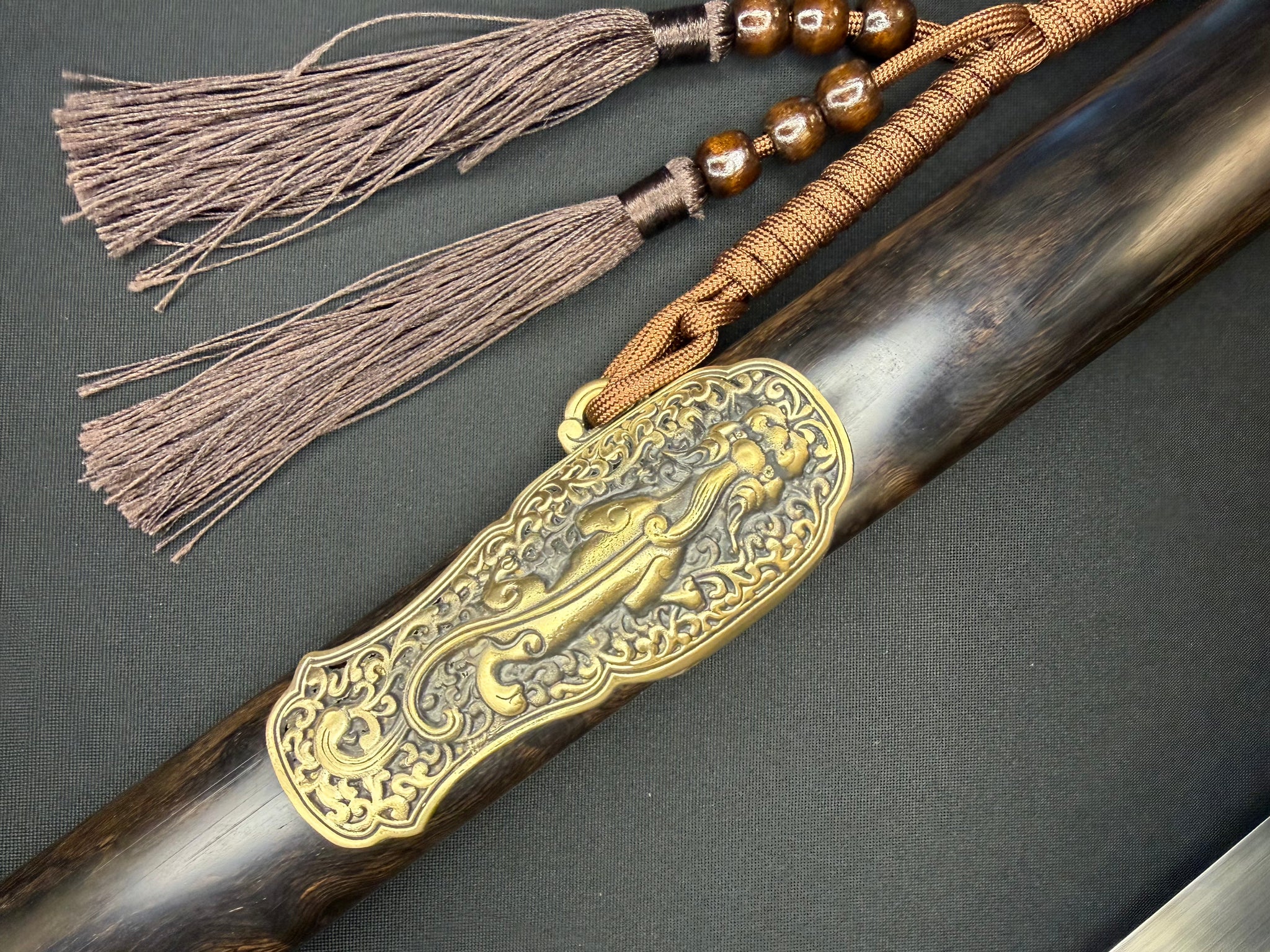 Phoenix Armory Jian - Spiral Damascus