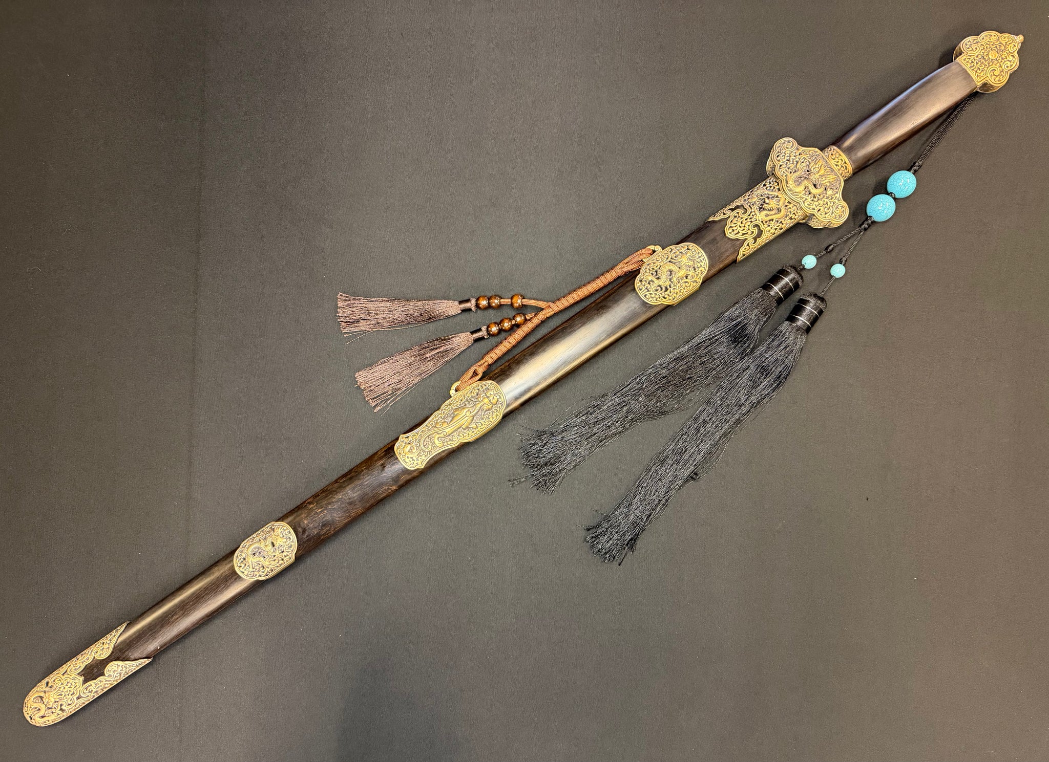 Phoenix Armory Jian - Spiral Damascus