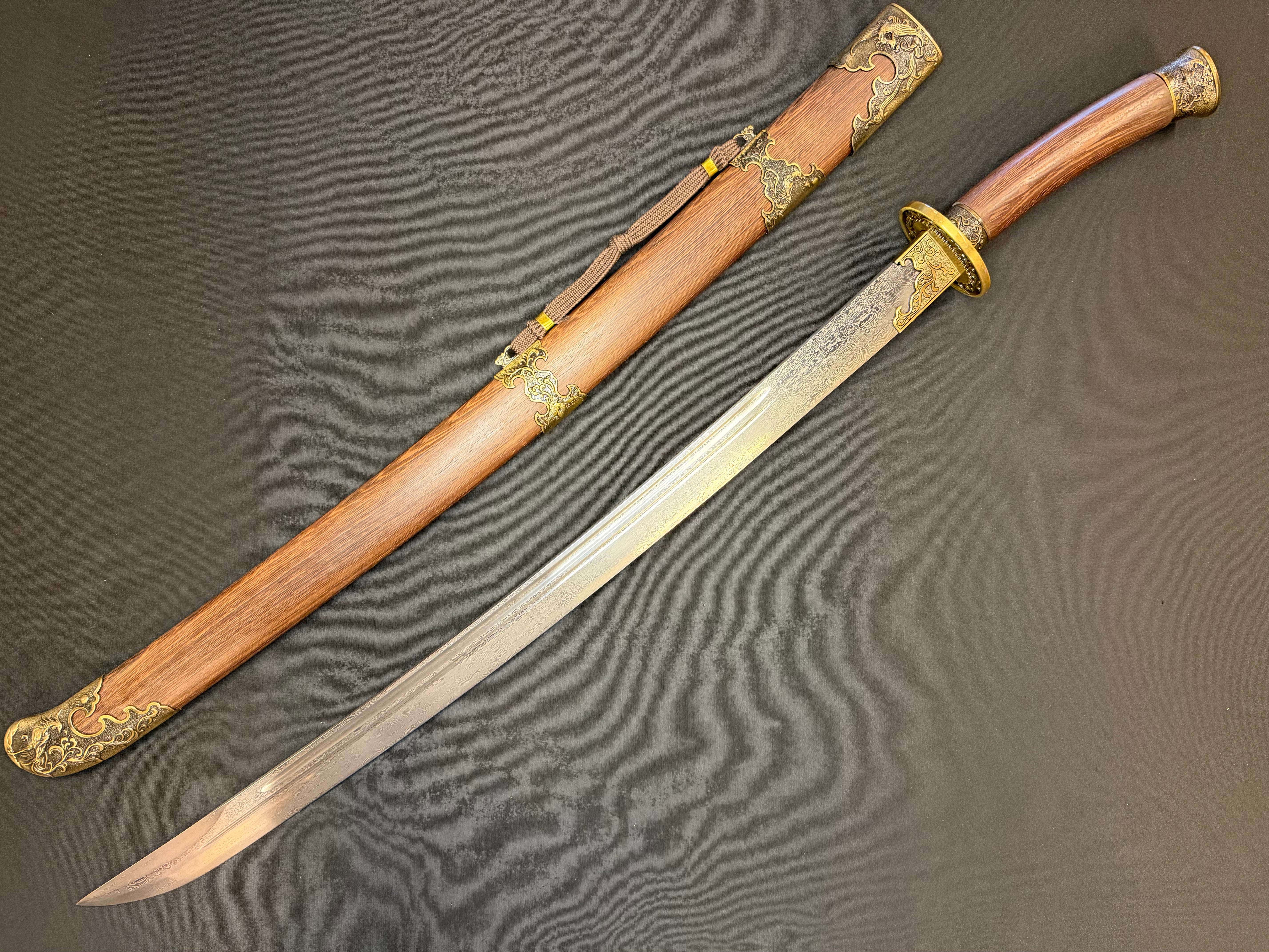Phoenix Armory Dao - Celestial Saber Damascus