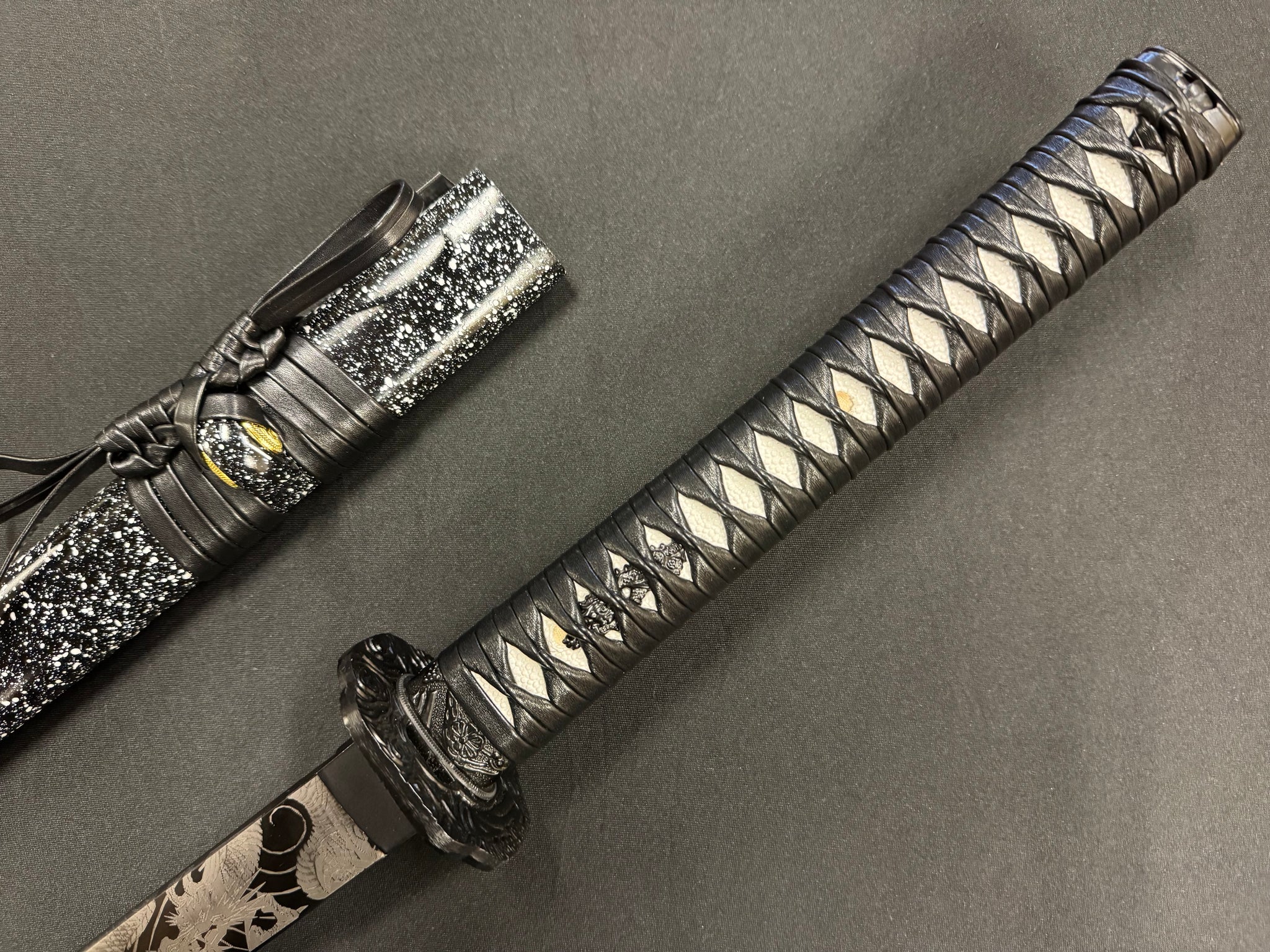 Phoenix Armory Katana - Black Dragonblade 65Mn