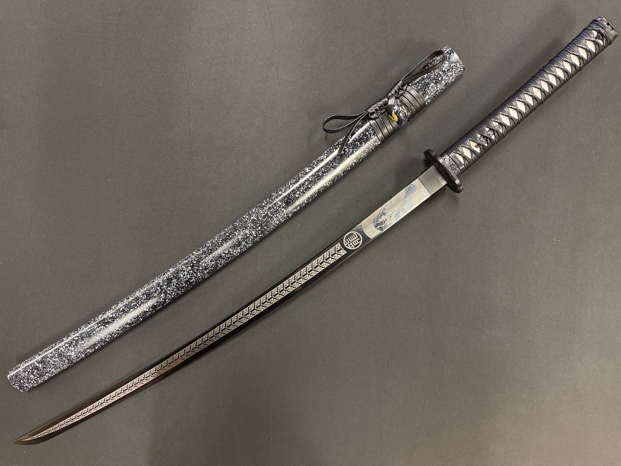 Phoenix Armory Katana - Black Dragonblade 65Mn