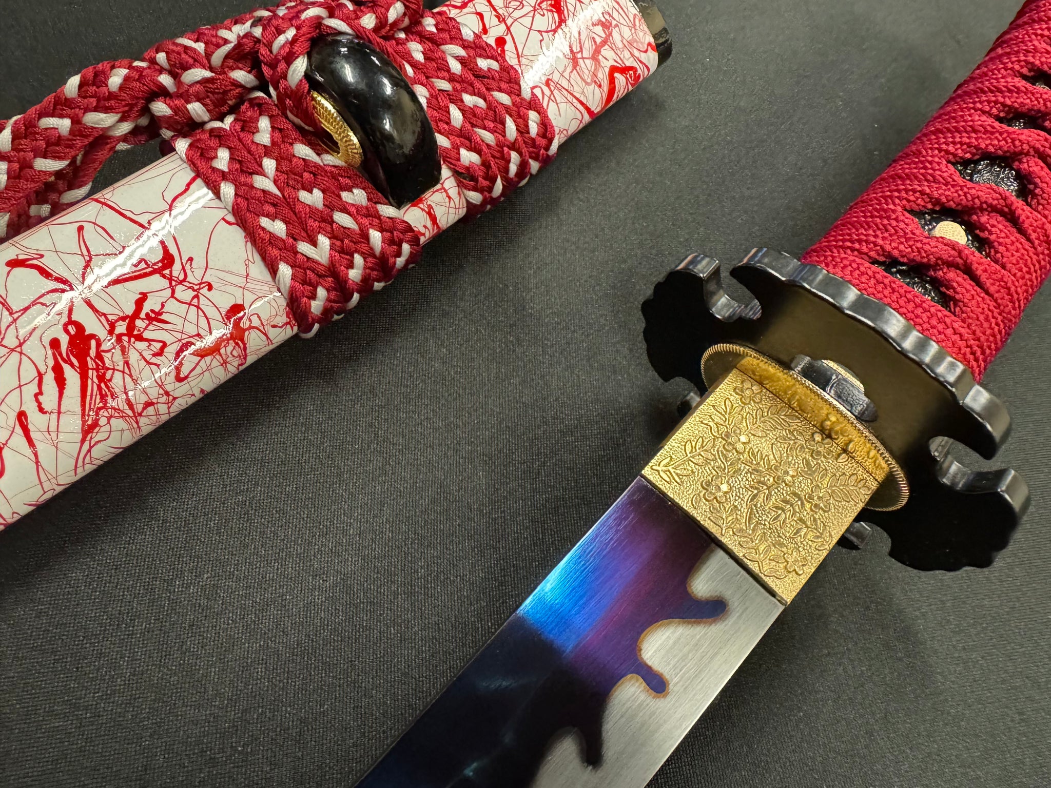MADE TO ORDER Phoenix Armory Tanto - Crimson Warrior 65Mn