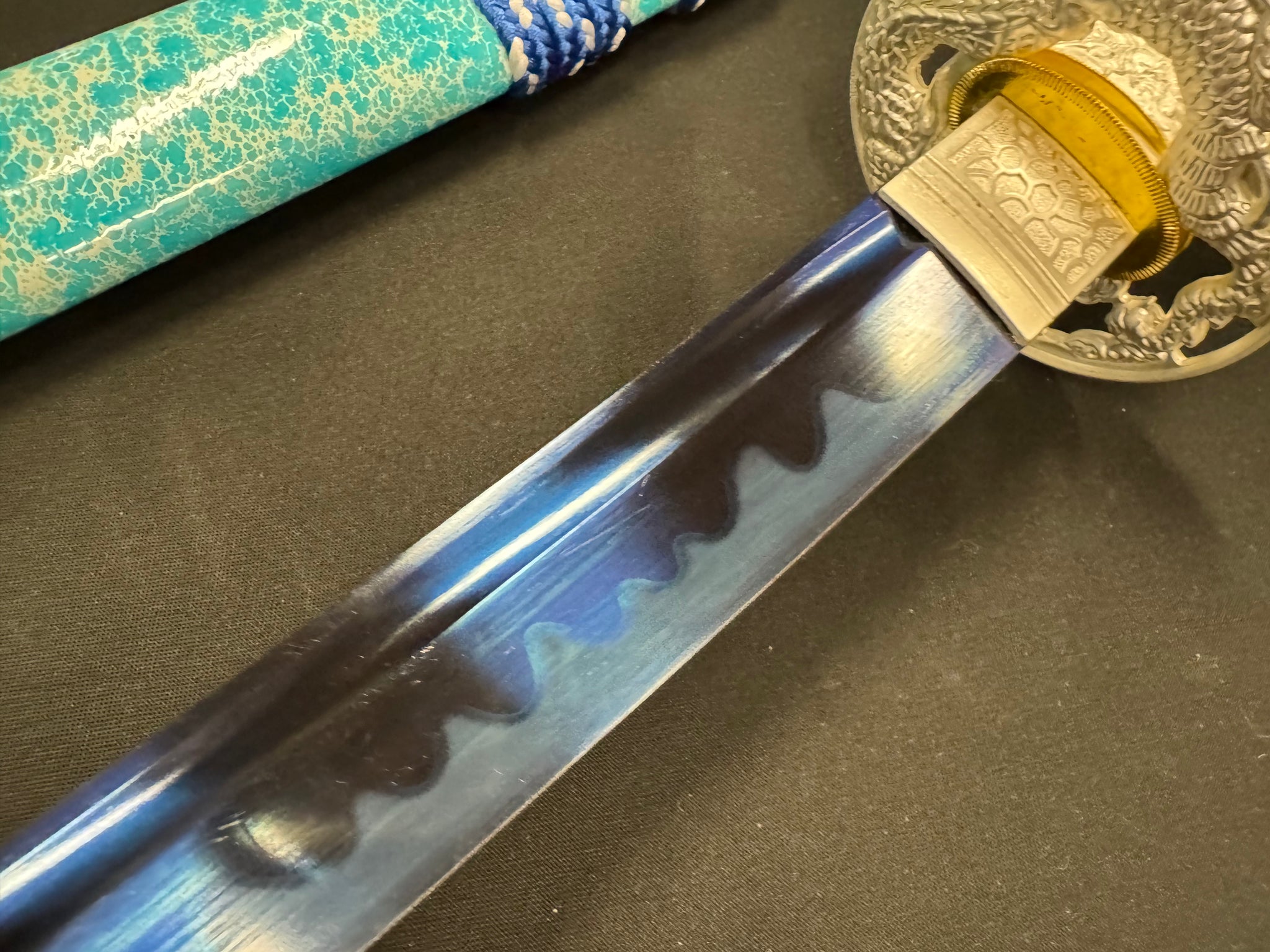 Phoenix Armory Katana - Death by Seafoam 65Mn