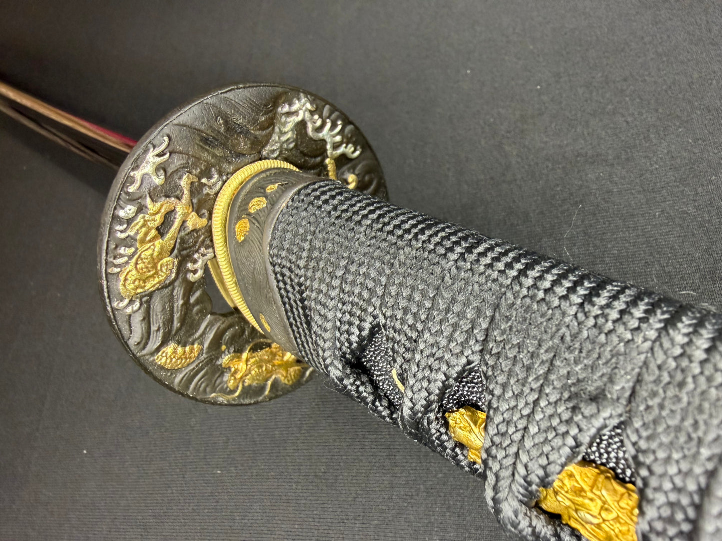 Phoenix Armory Duelist Series Katana - Black Sea Dragon T10 Okissaki