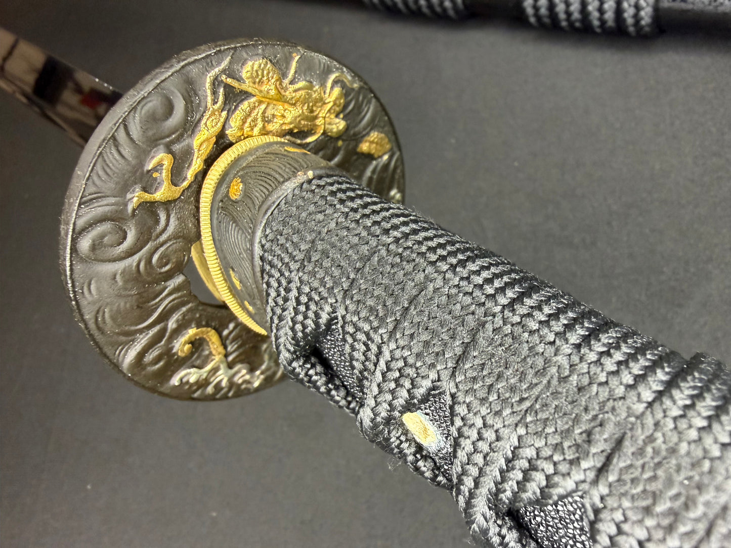 Phoenix Armory Duelist Series Katana - Black Sea Dragon T10 Okissaki