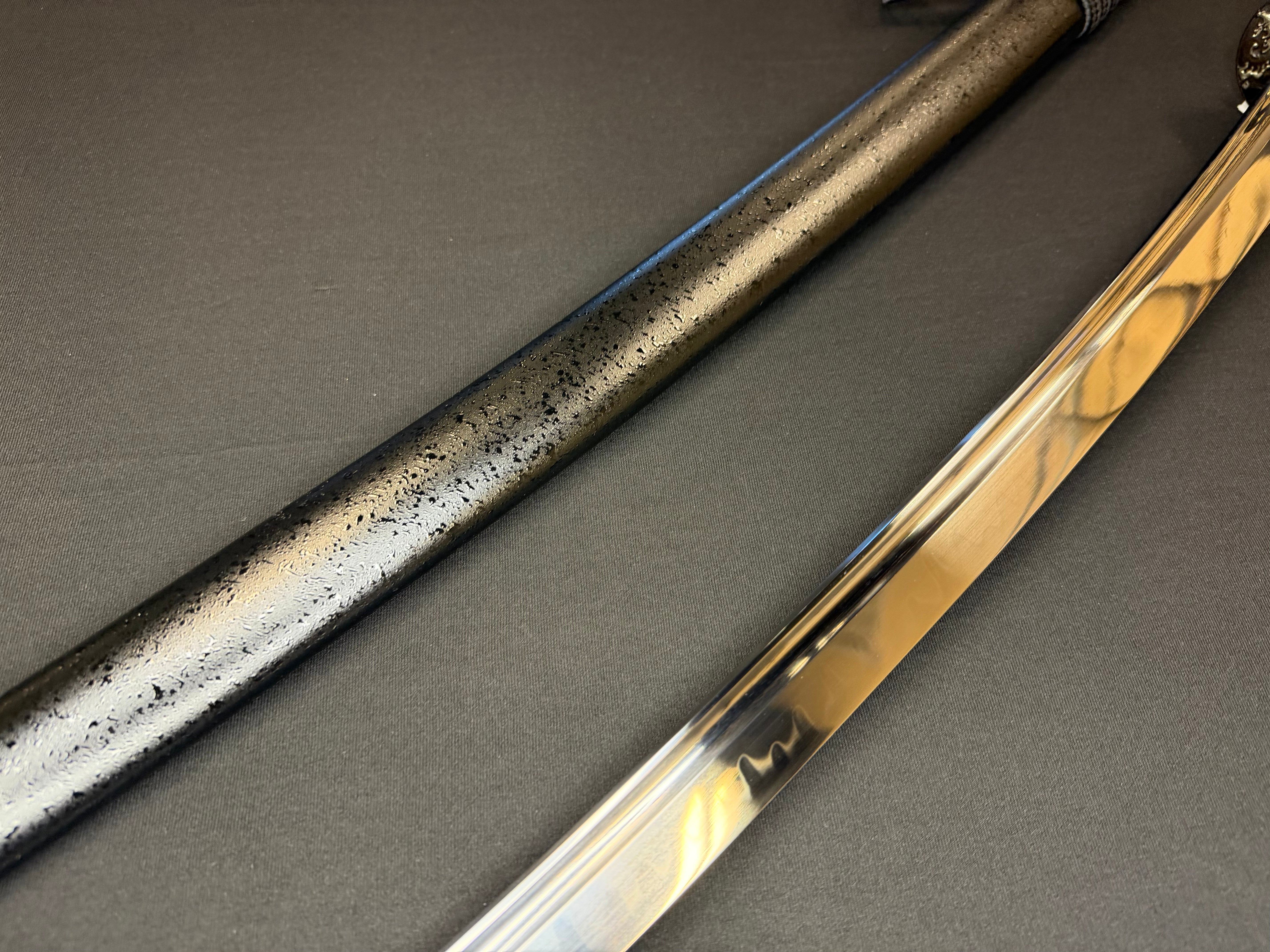 Phoenix Armory Duelist Series Katana - Black Sea Dragon T10 Okissaki
