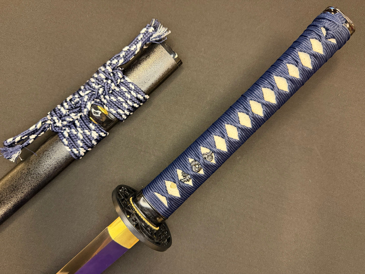 Phoenix Armory Gemini Series Twin Edge Katana - Cobalt Twin 65Mn