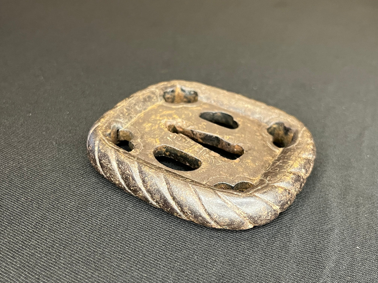 Antique Japanese Tsuba - Iron Handguard #001 Unverified