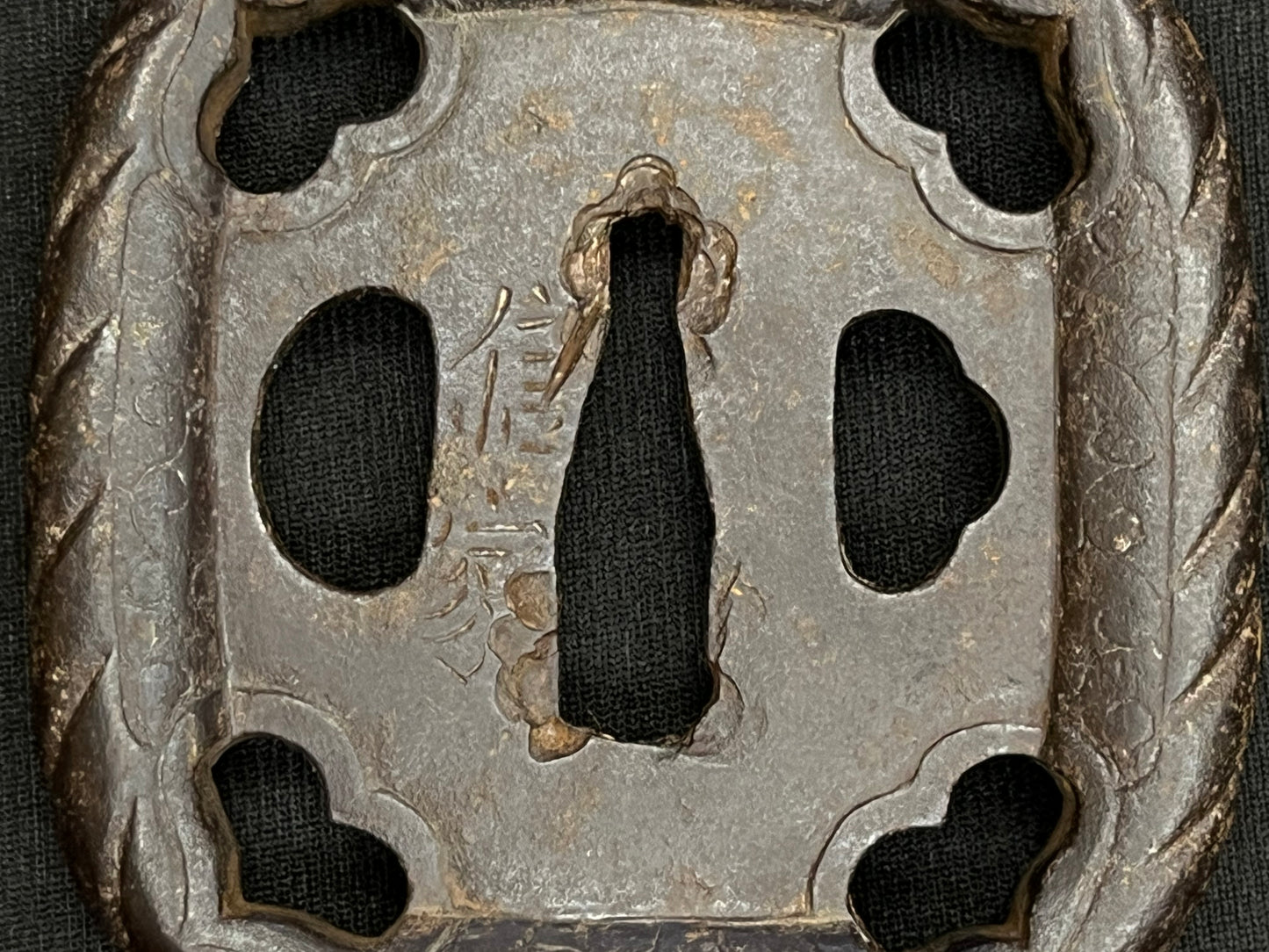 Antique Japanese Tsuba - Iron Handguard #001 Unverified